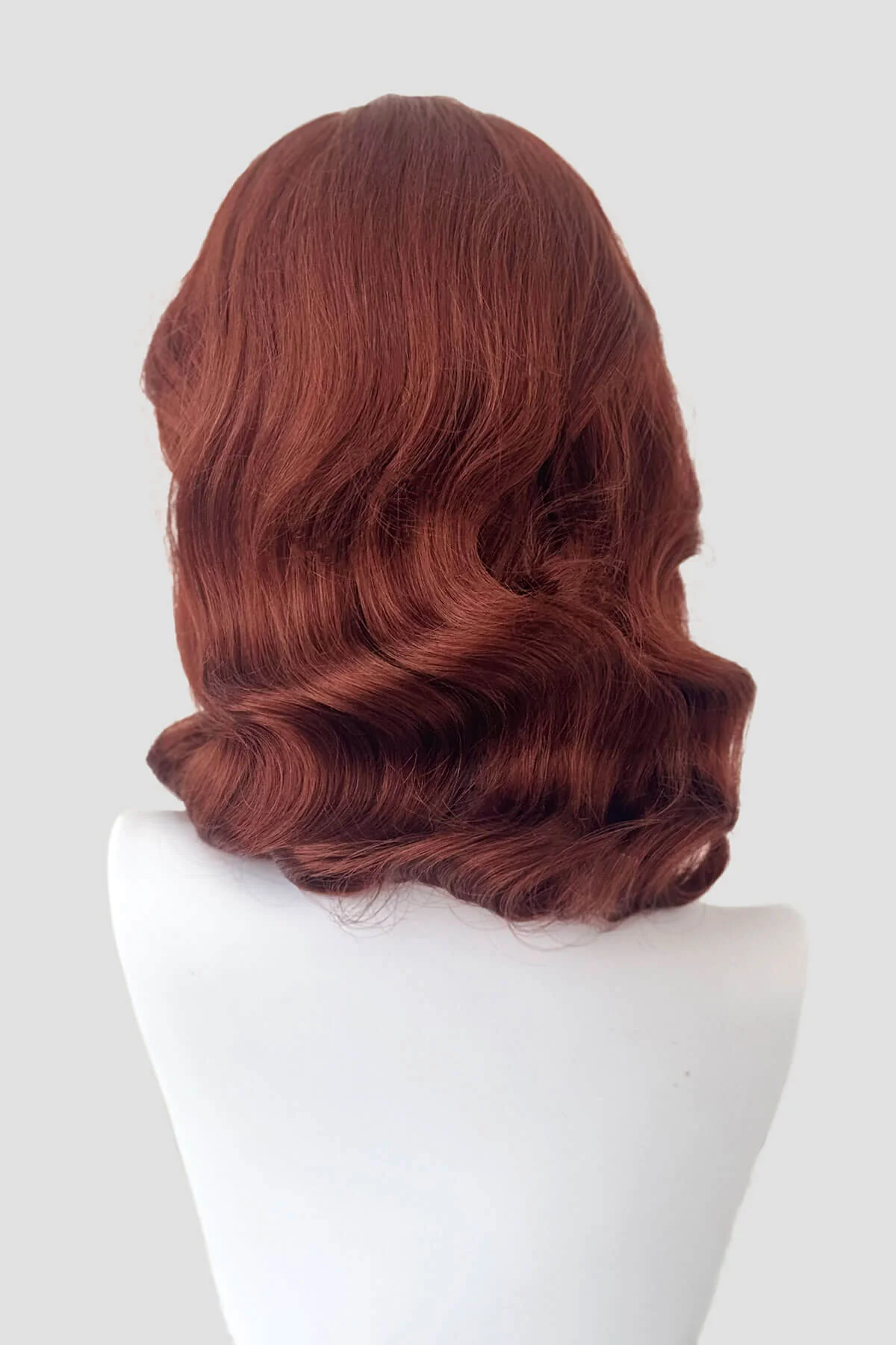 Shoulder length half wig hairpiece with beautiful marcel waves: Virginia - Image 45