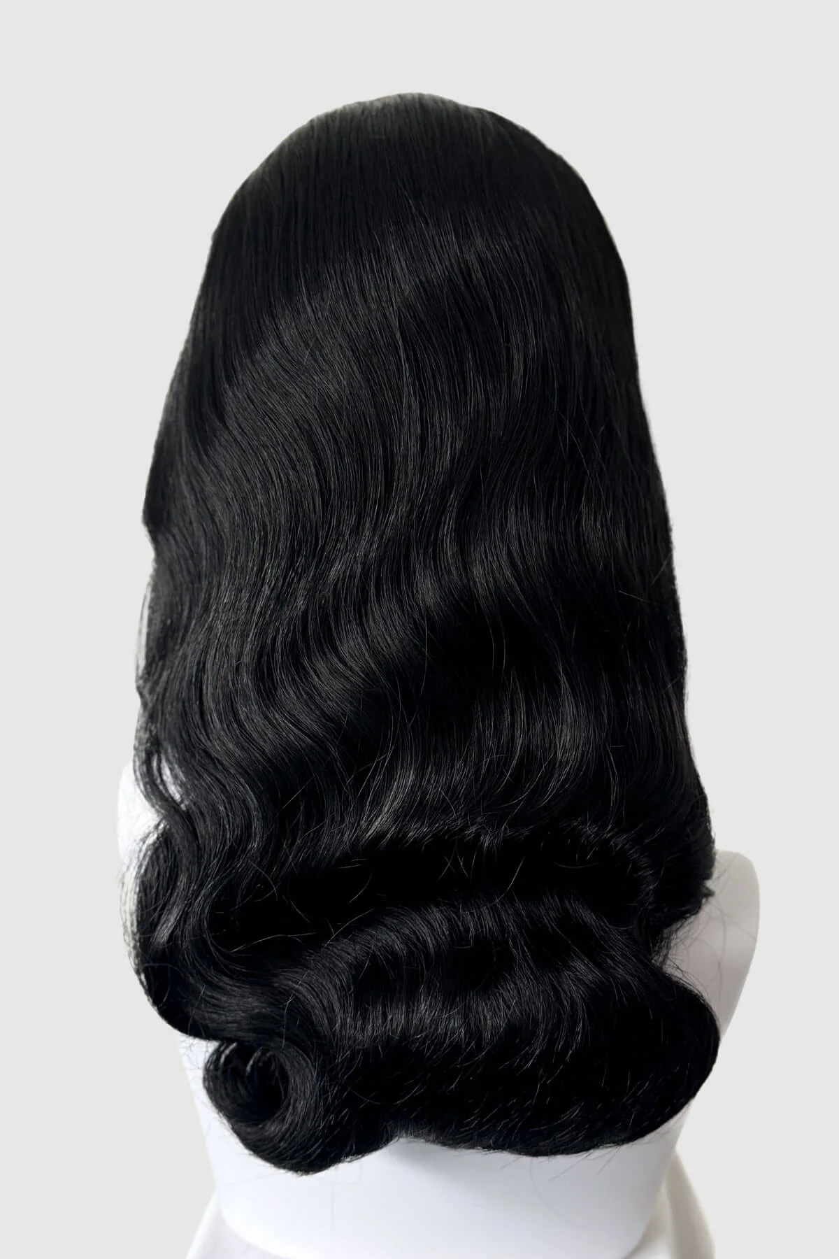 Long half wig hairpiece with beautiful waves: Morgana - Image 14