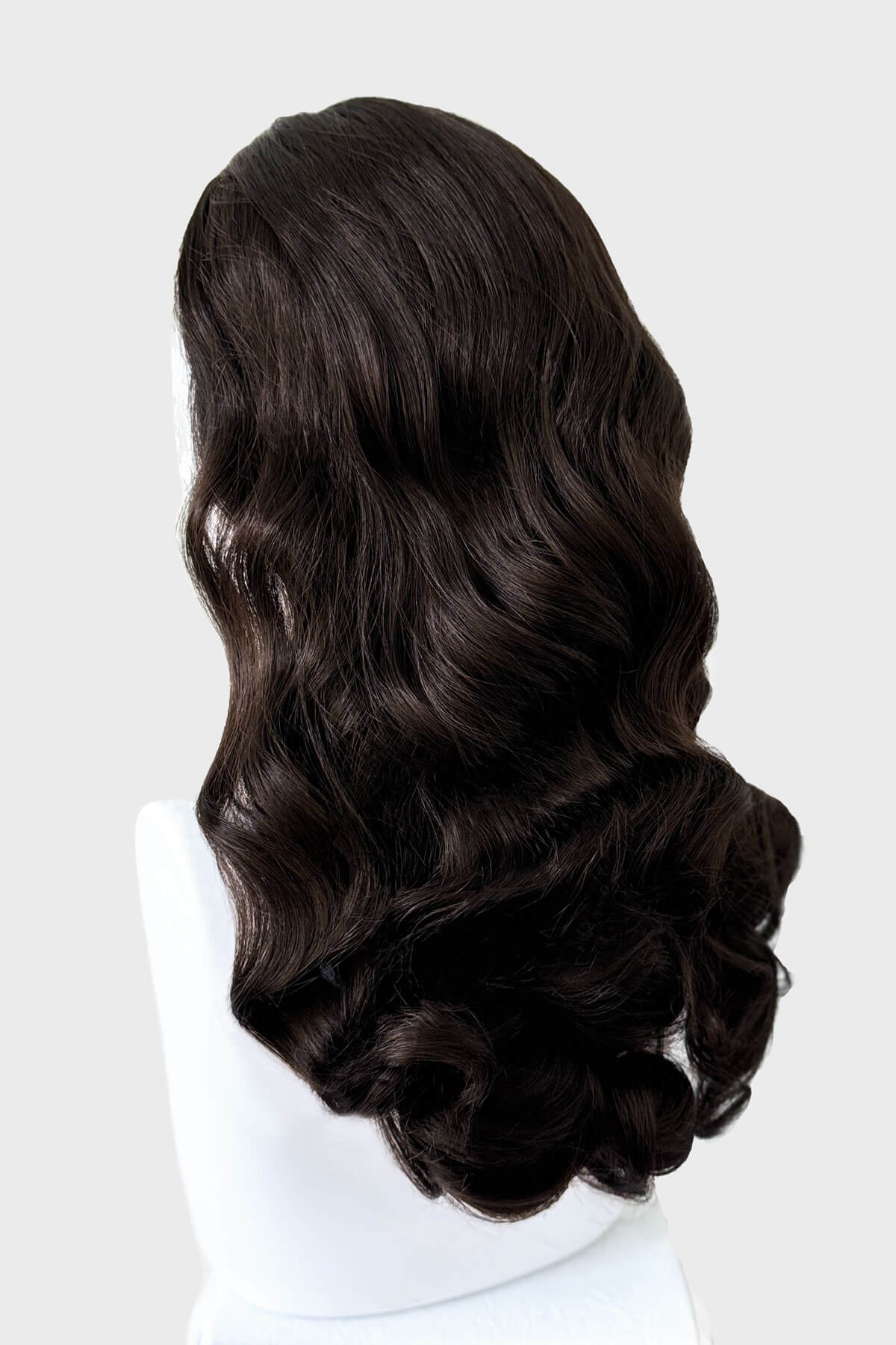 Long half wig hairpiece with beautiful waves: Morgana - Image 30