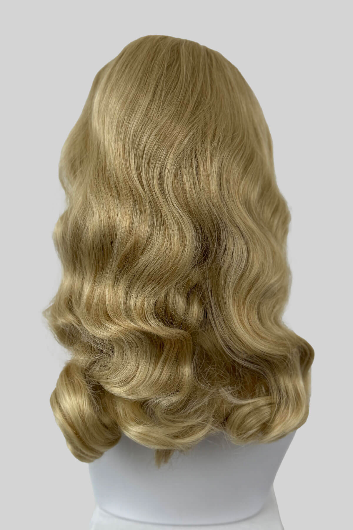 Long half wig hairpiece with beautiful waves: Morgana - Image 45
