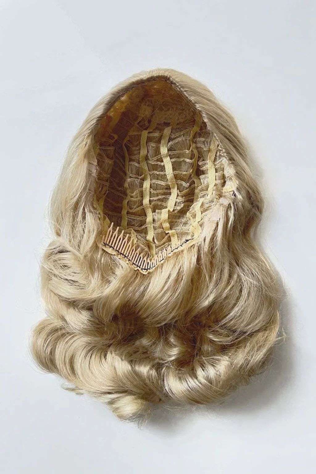 Long half wig hairpiece with beautiful waves: Morgana - Image 47