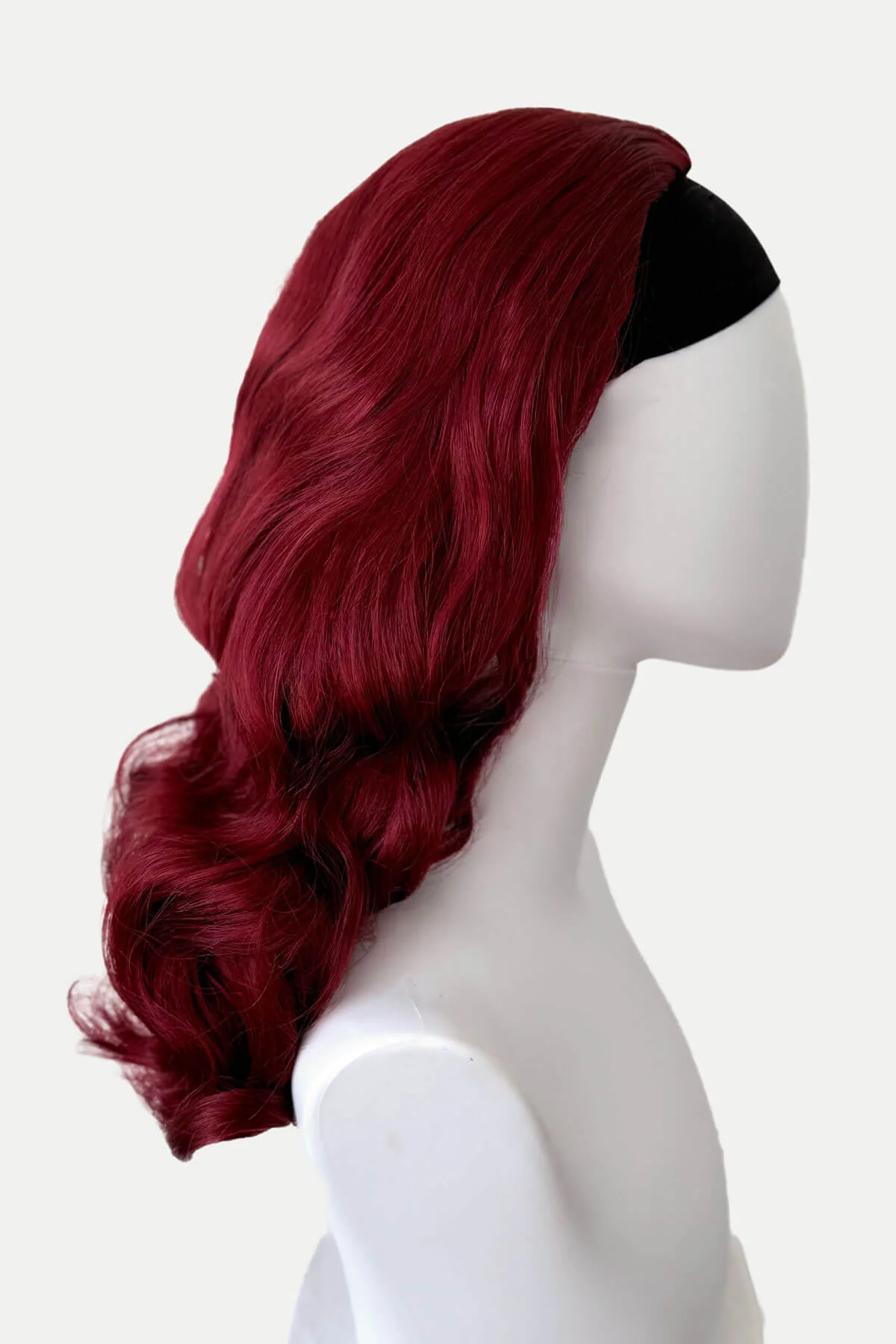 Long half wig hairpiece with beautiful waves: Morgana - Image 57