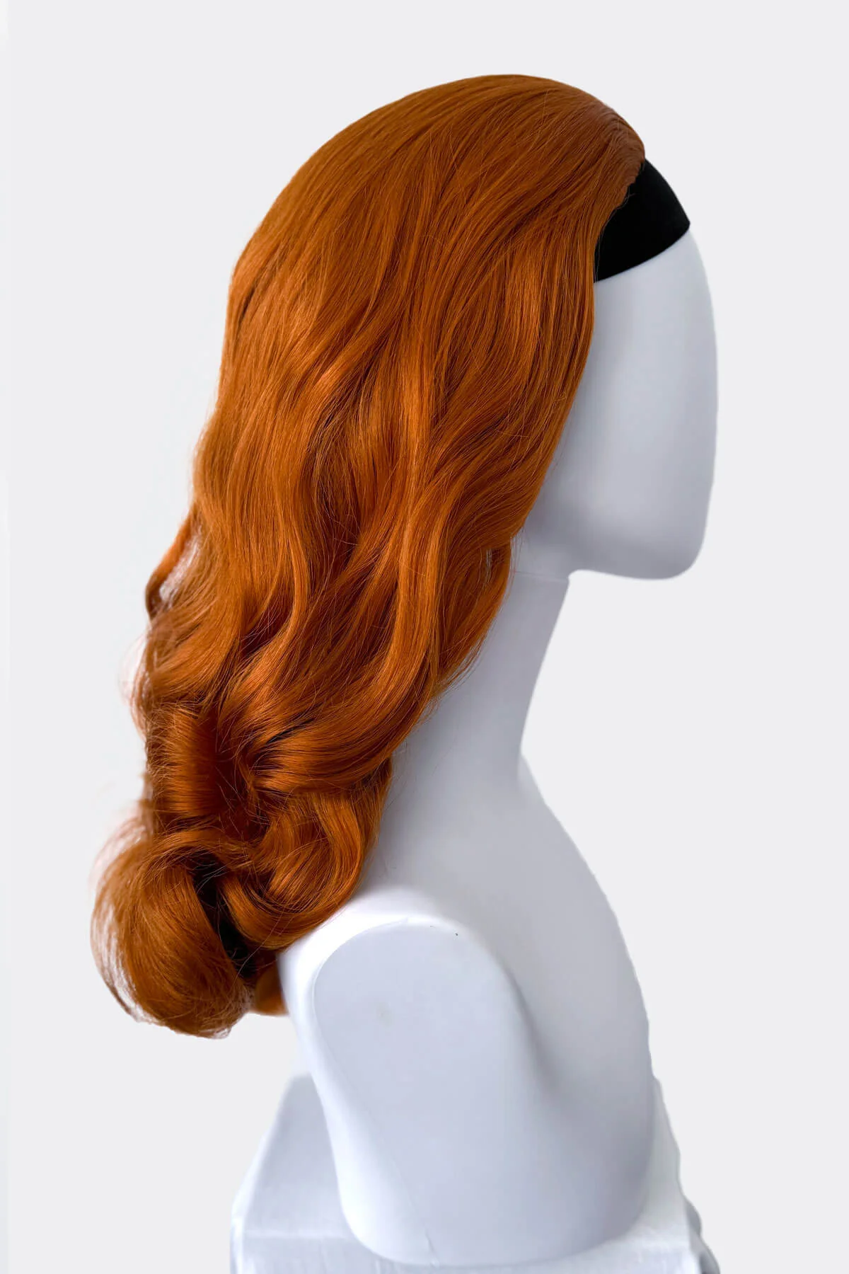 Long half wig hairpiece with beautiful waves: Morgana - Image 65