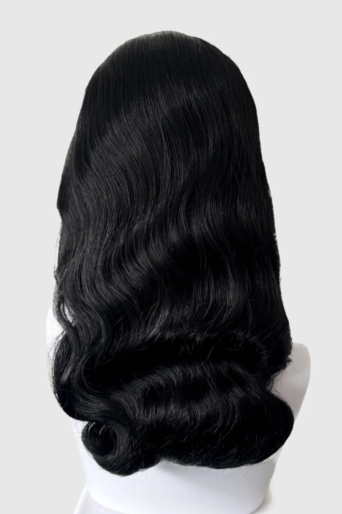Long half wig hairpiece with beautiful waves: Morgana - Image 7