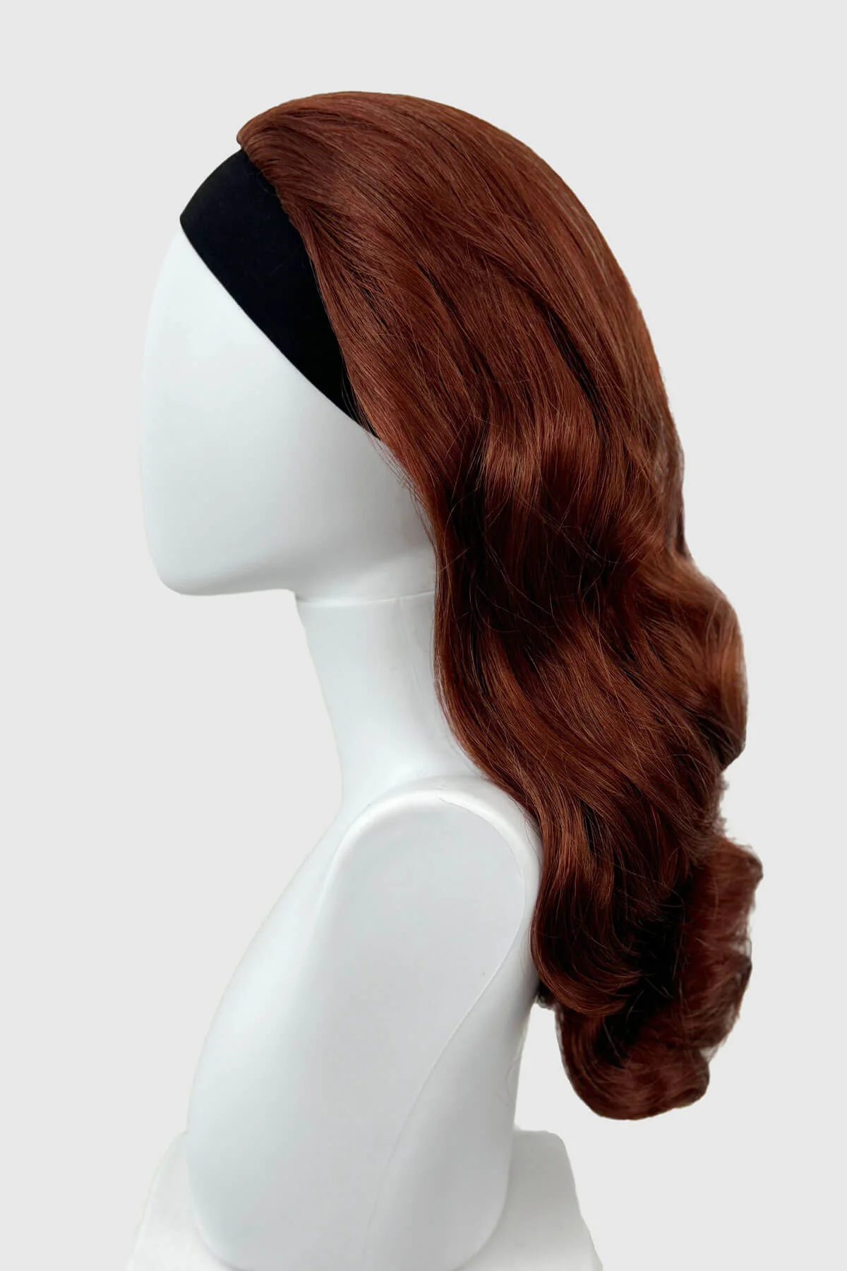 Long half wig hairpiece with beautiful waves: Morgana - Image 81