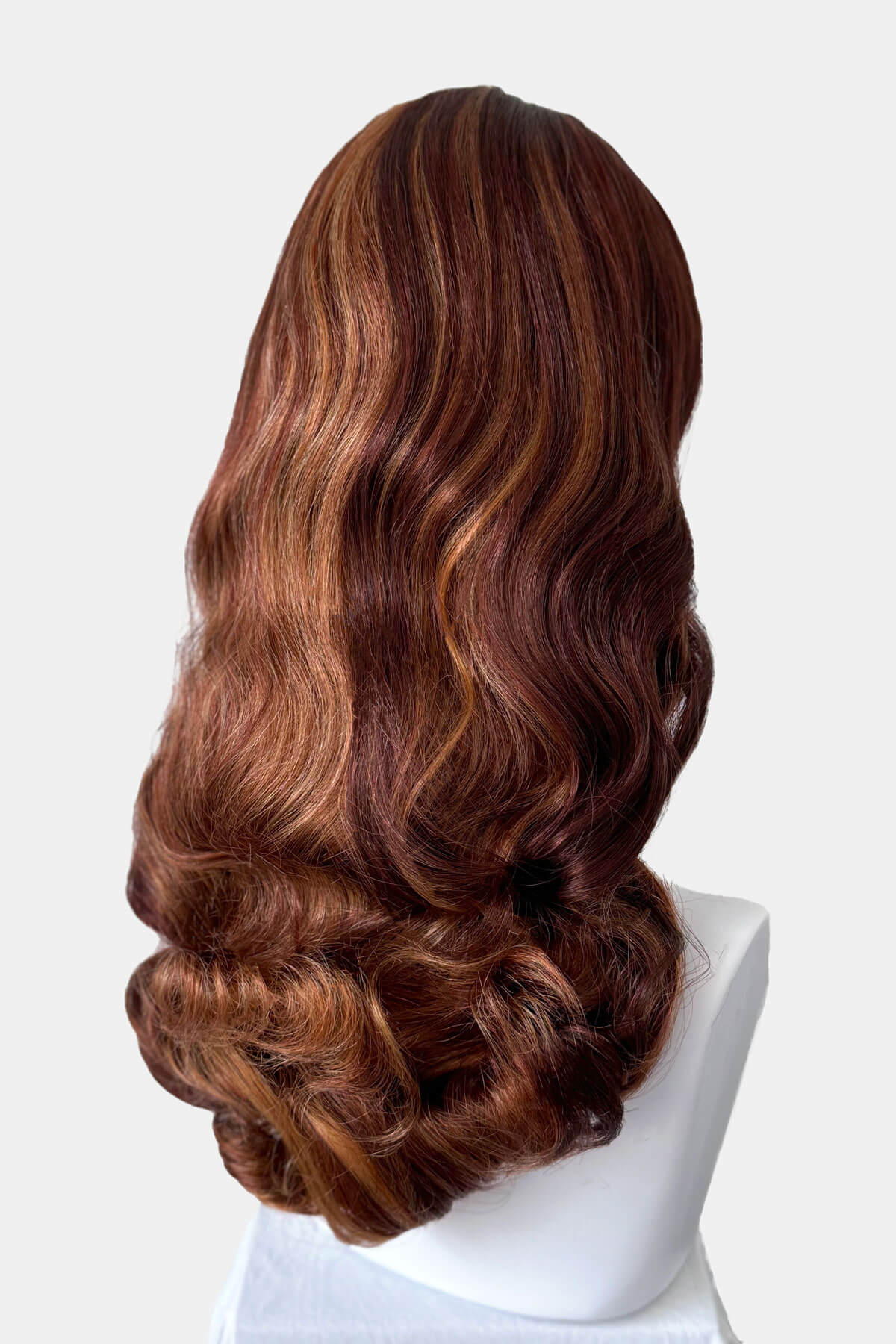 Long half wig hairpiece with beautiful waves: Morgana - Image 87