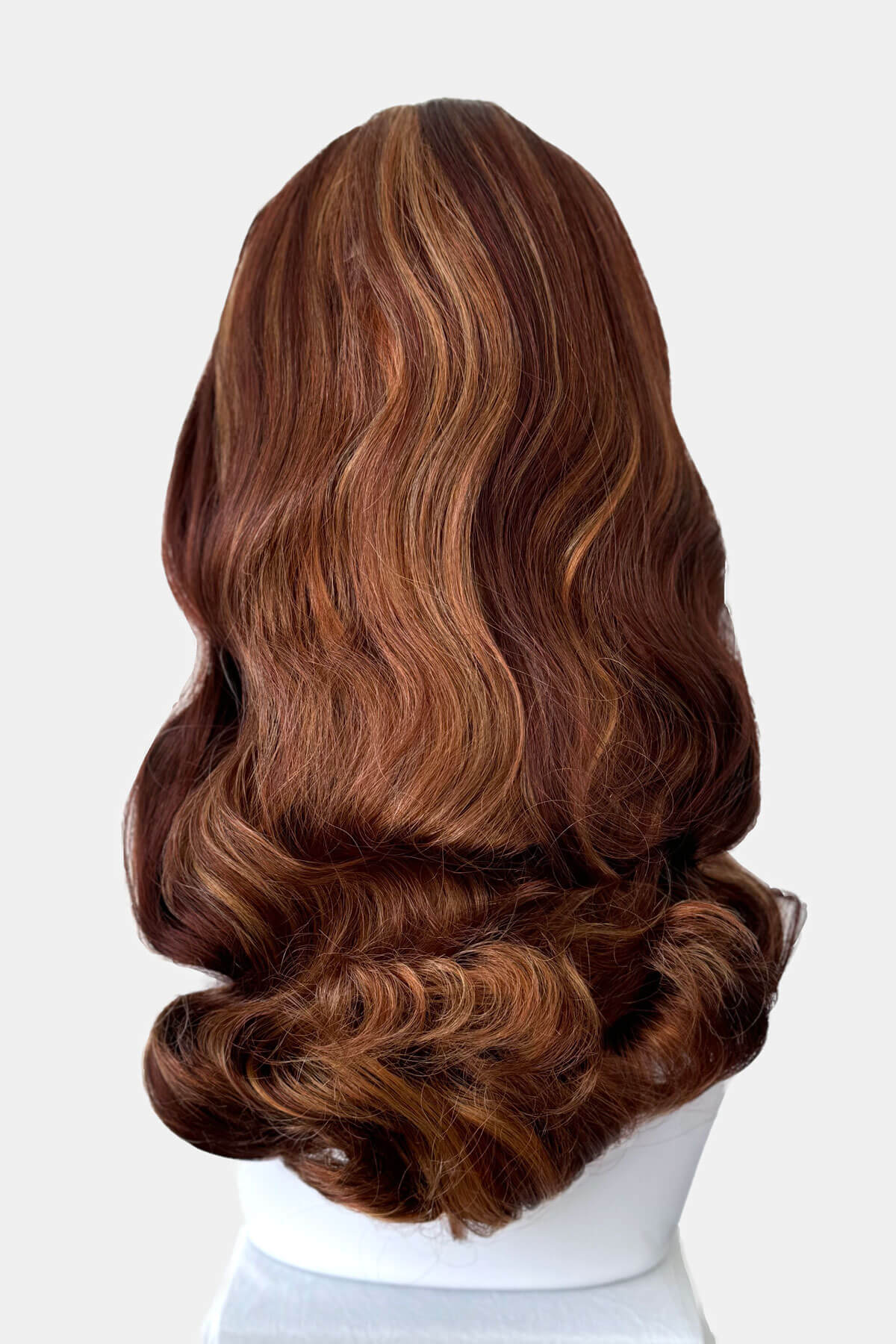 Long half wig hairpiece with beautiful waves: Morgana - Image 88