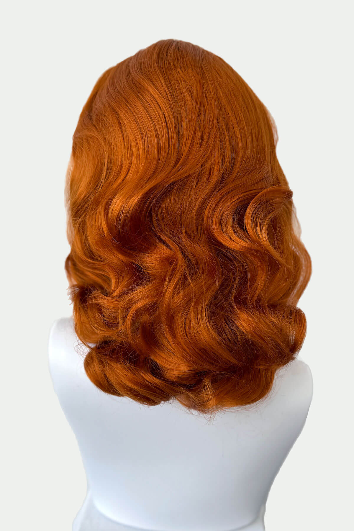 Long half wig hairpiece with beautiful vintage waves: Onyx - Image 82