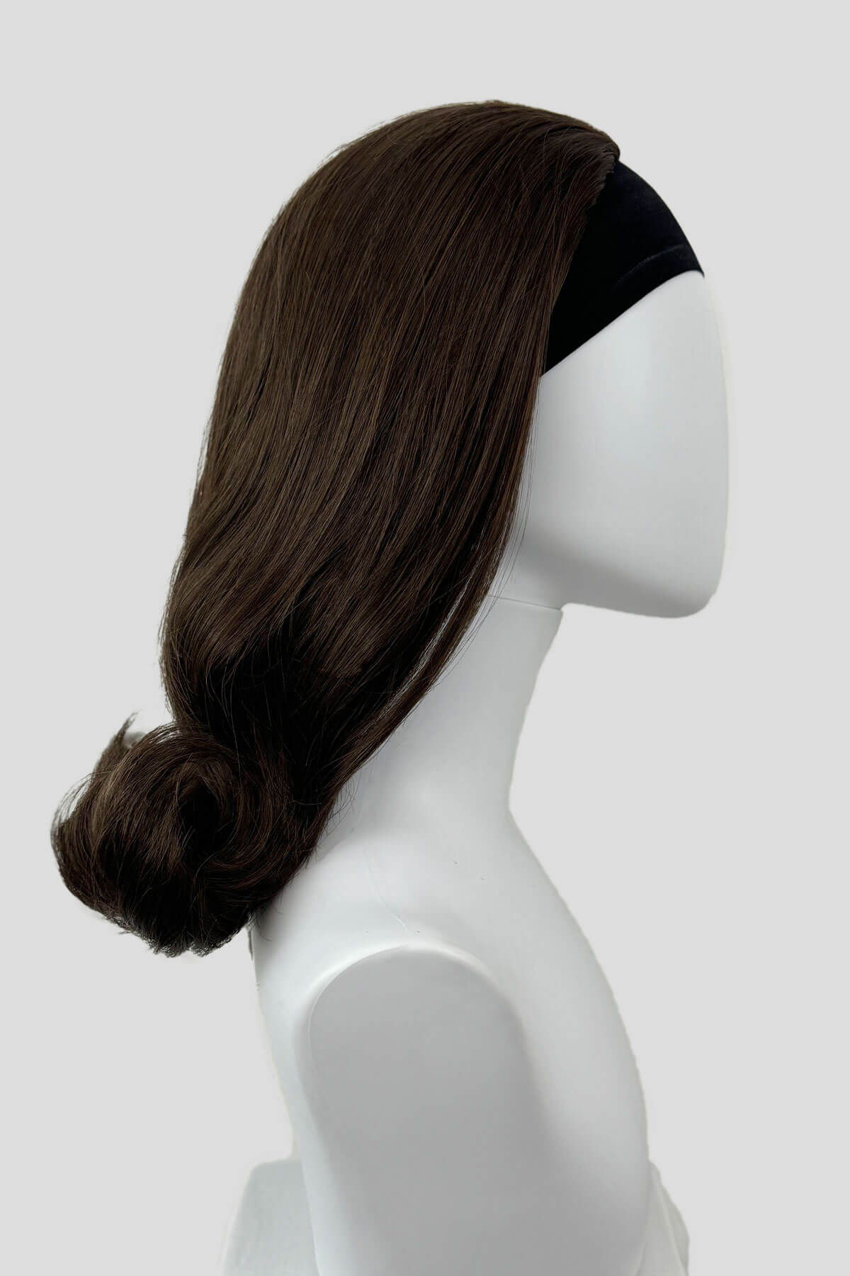 1960s half wig hairpiece, flicked, hair flip: Philippa - Image 11