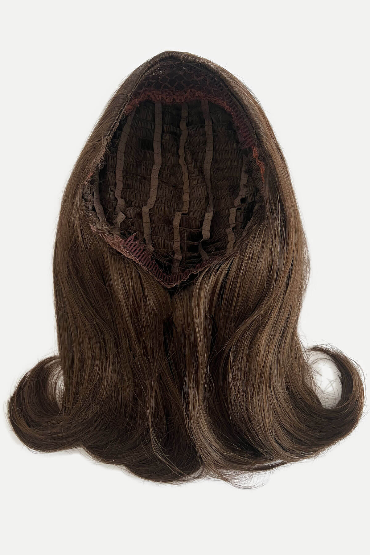 1960s half wig hairpiece, flicked, hair flip: Philippa - Image 13