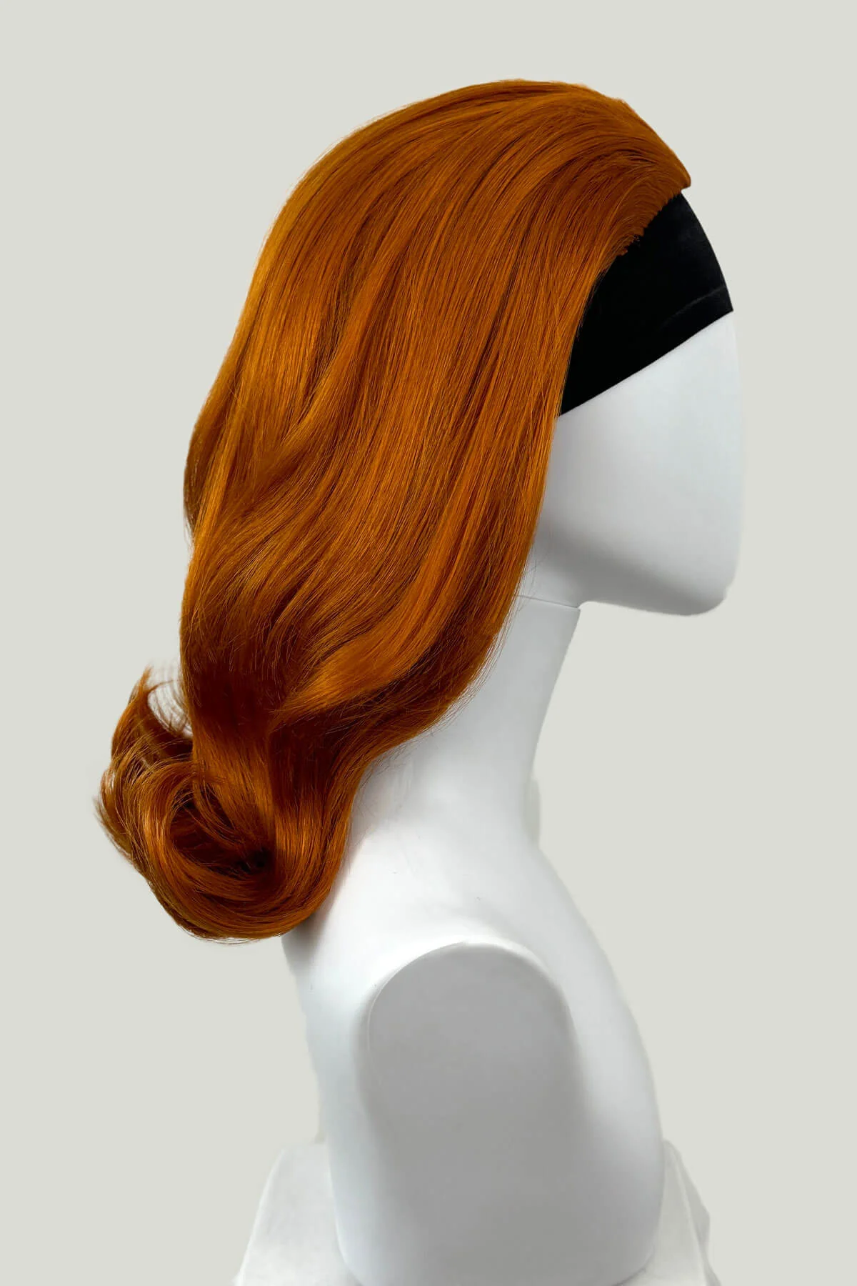 1960s half wig hairpiece, flicked, hair flip: Philippa - Image 18