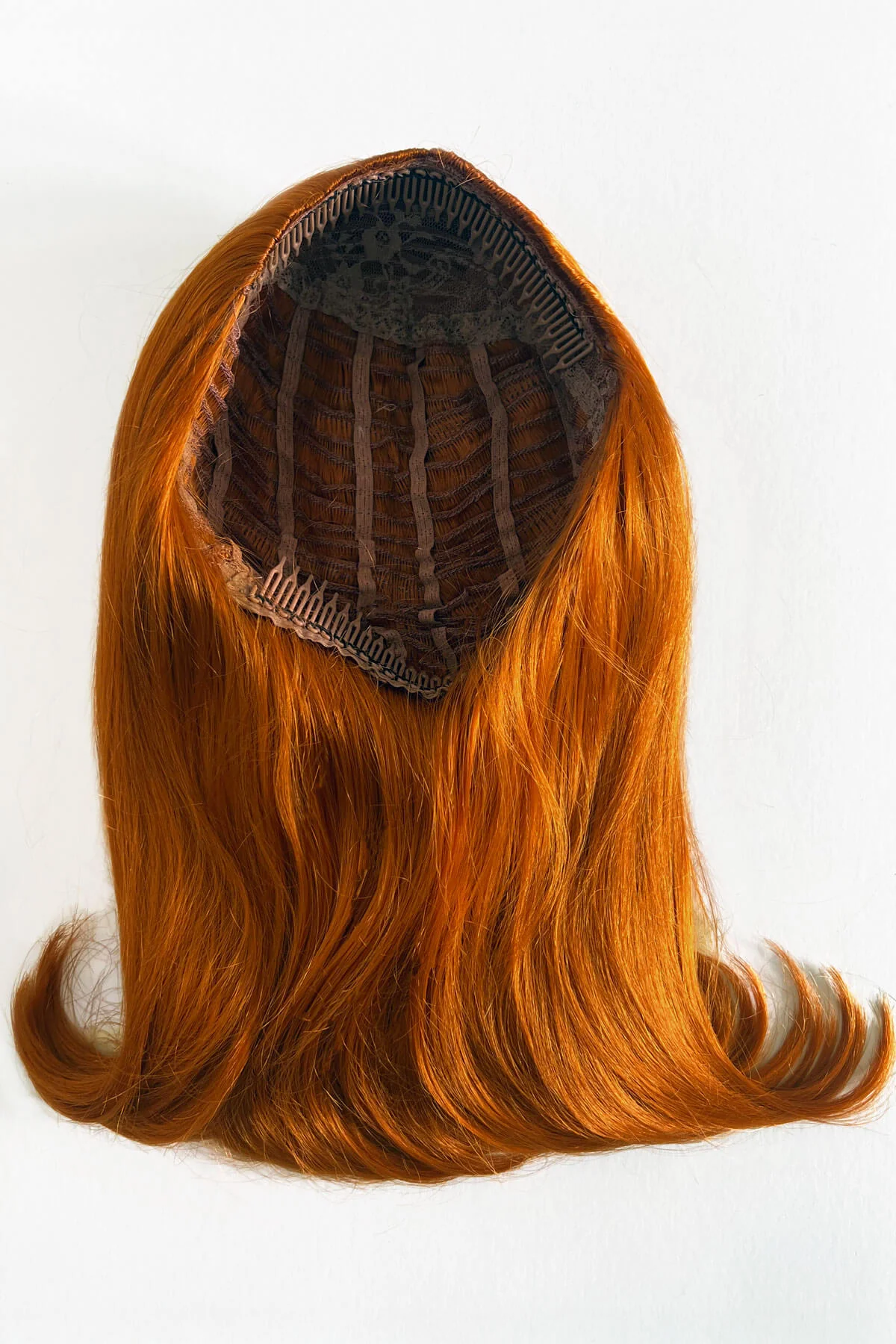 1960s half wig hairpiece, flicked, hair flip: Philippa - Image 20
