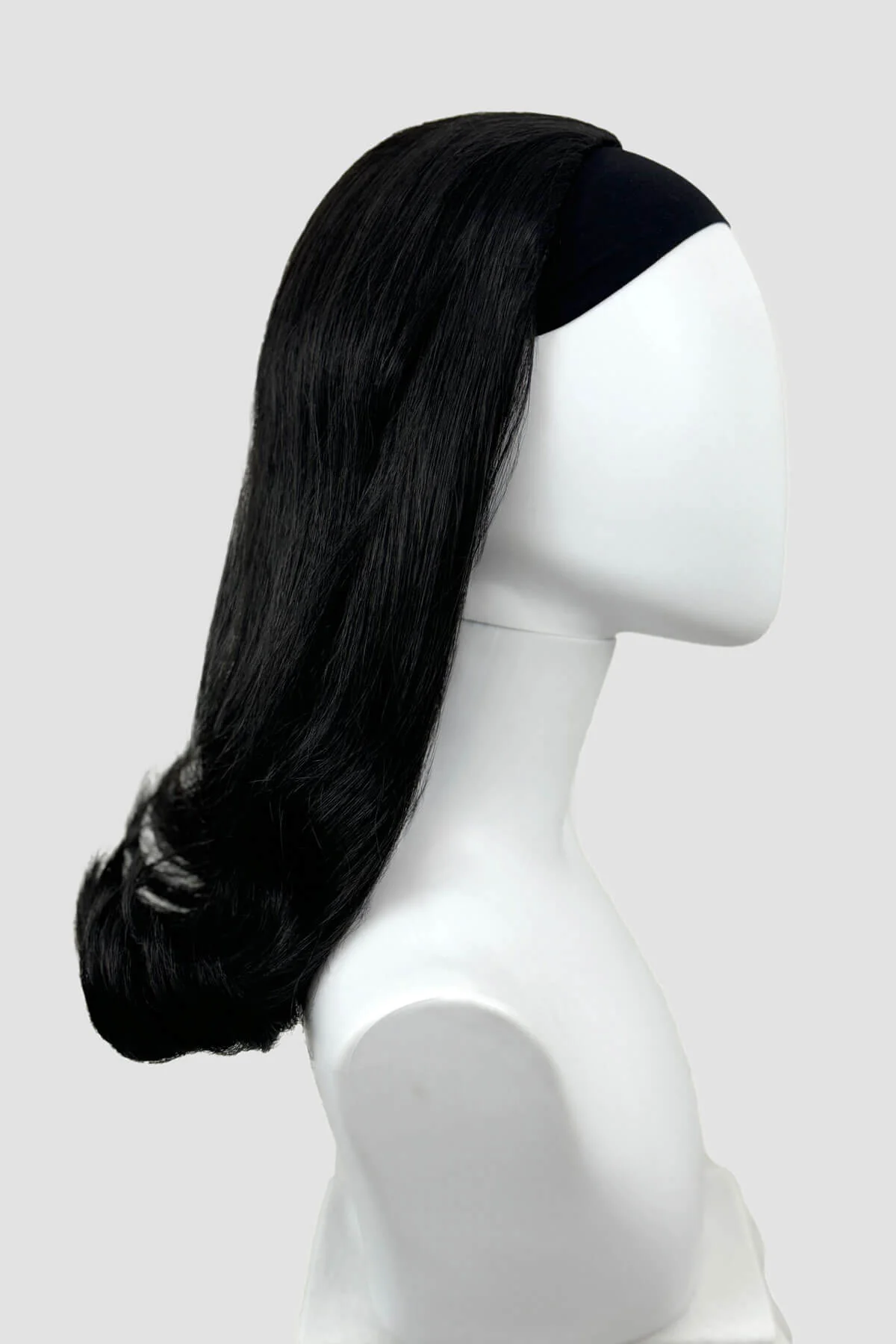 1960s half wig hairpiece, flicked, hair flip: Philippa - Image 24