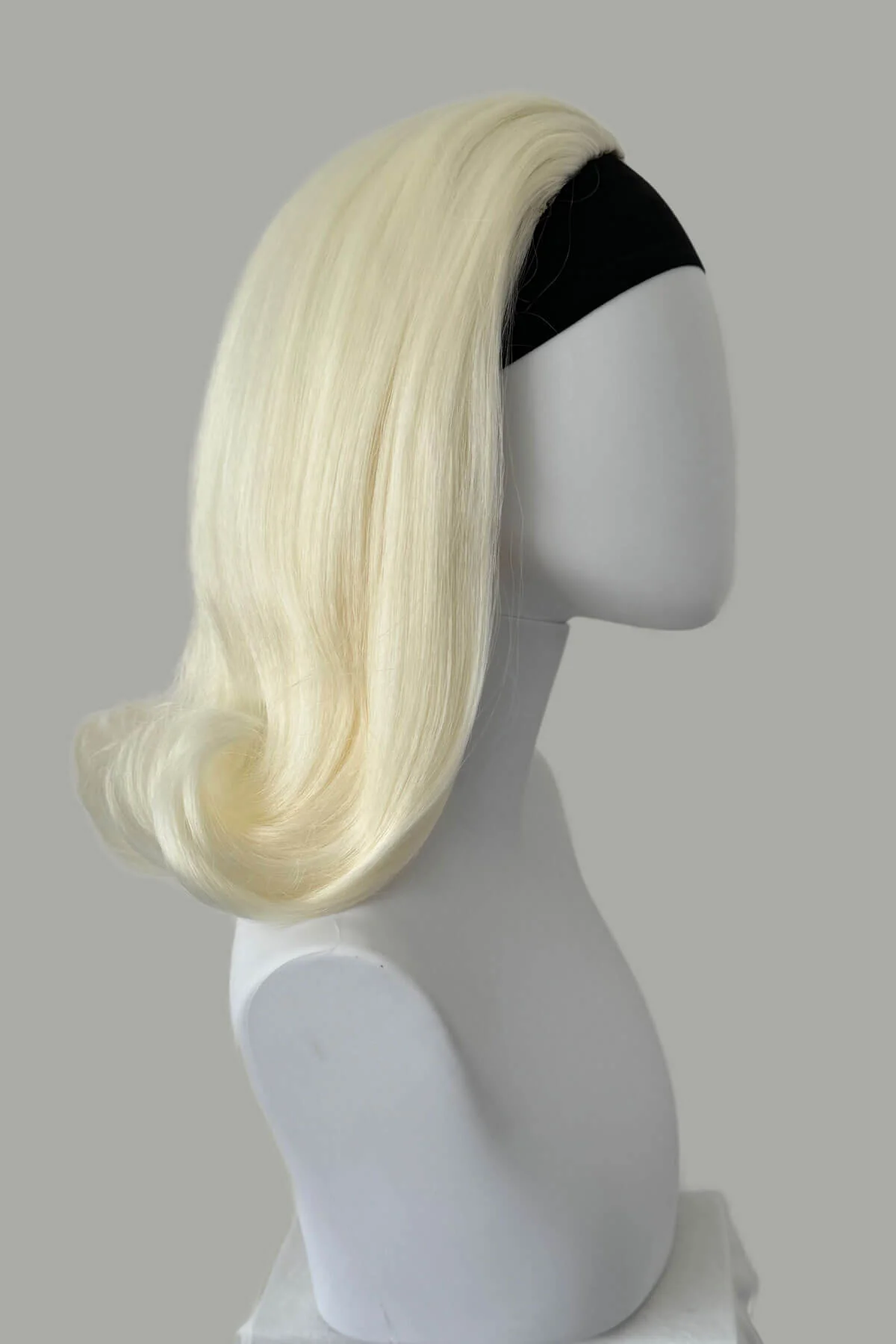 1960s half wig hairpiece, flicked, hair flip: Philippa - Image 31