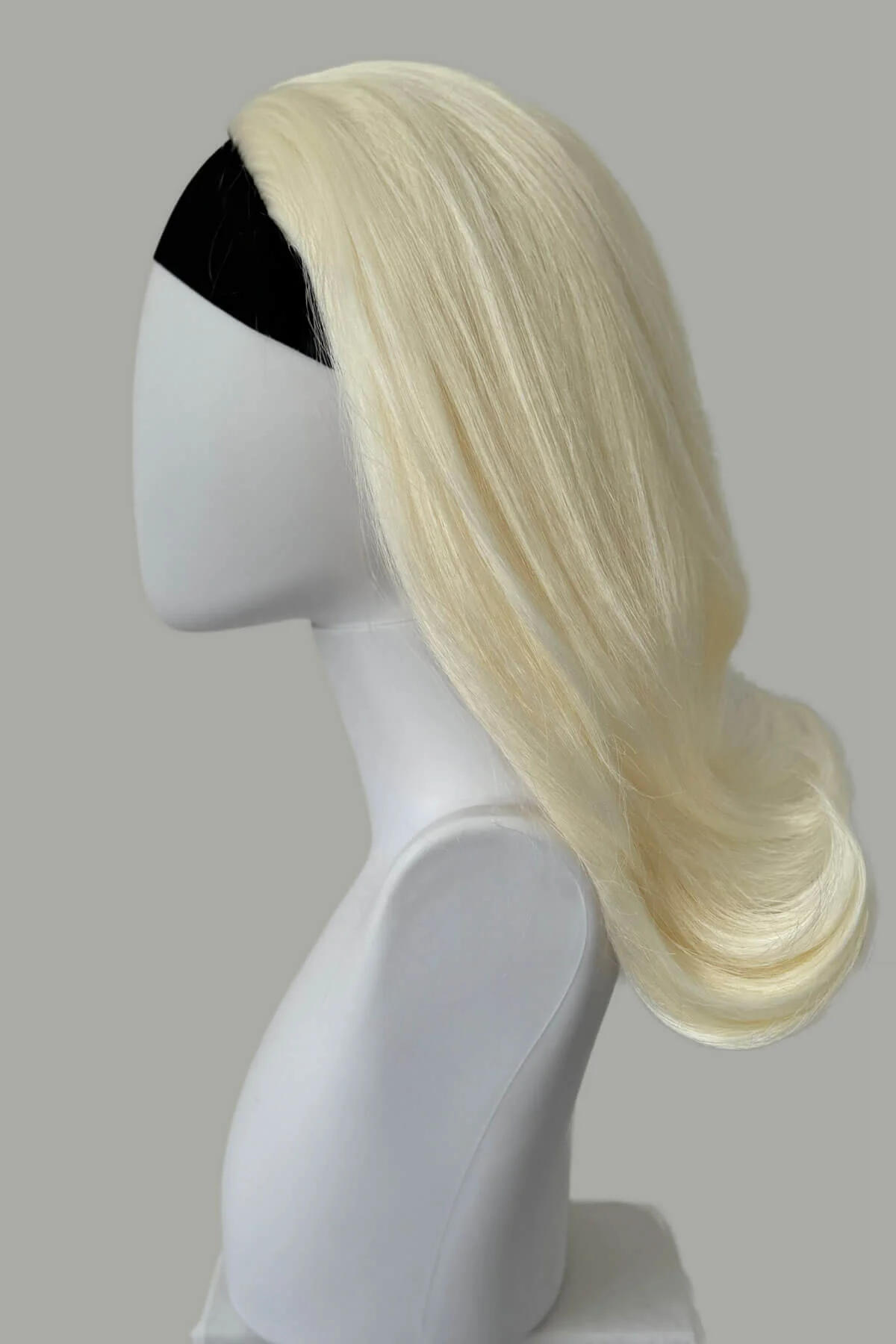 1960s half wig hairpiece, flicked, hair flip: Philippa - Image 33