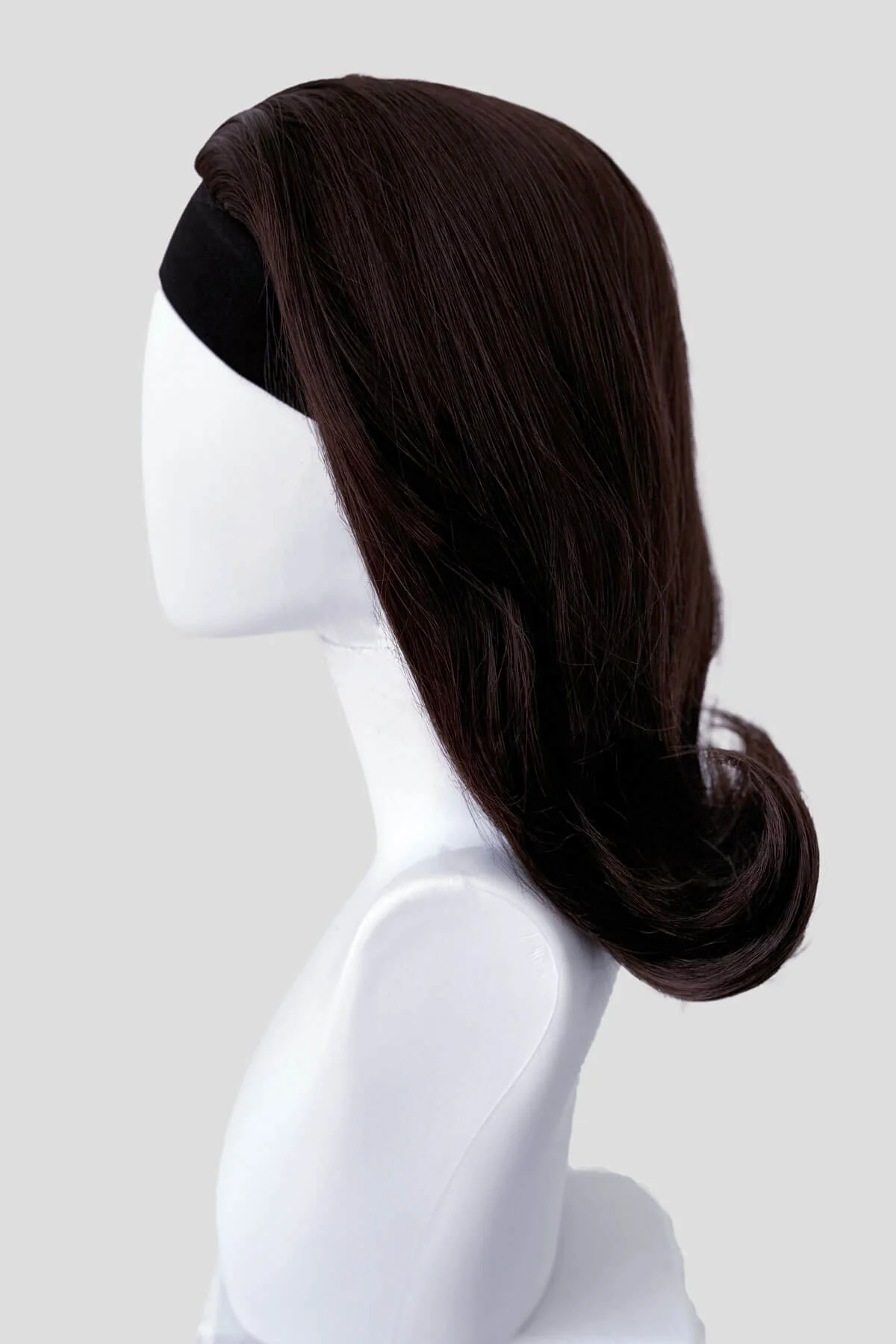 1960s half wig hairpiece, flicked, hair flip: Philippa - Image 47
