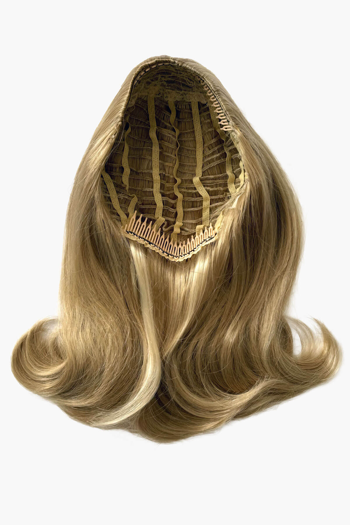 1960s half wig hairpiece, flicked, hair flip: Philippa - Image 62