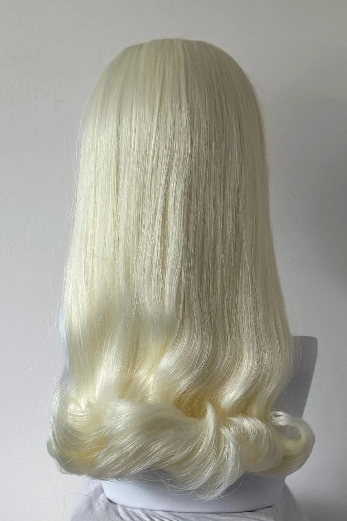 1960s Retro high crown, half wig hairpiece, long with hair flip: Priscilla - Image 37