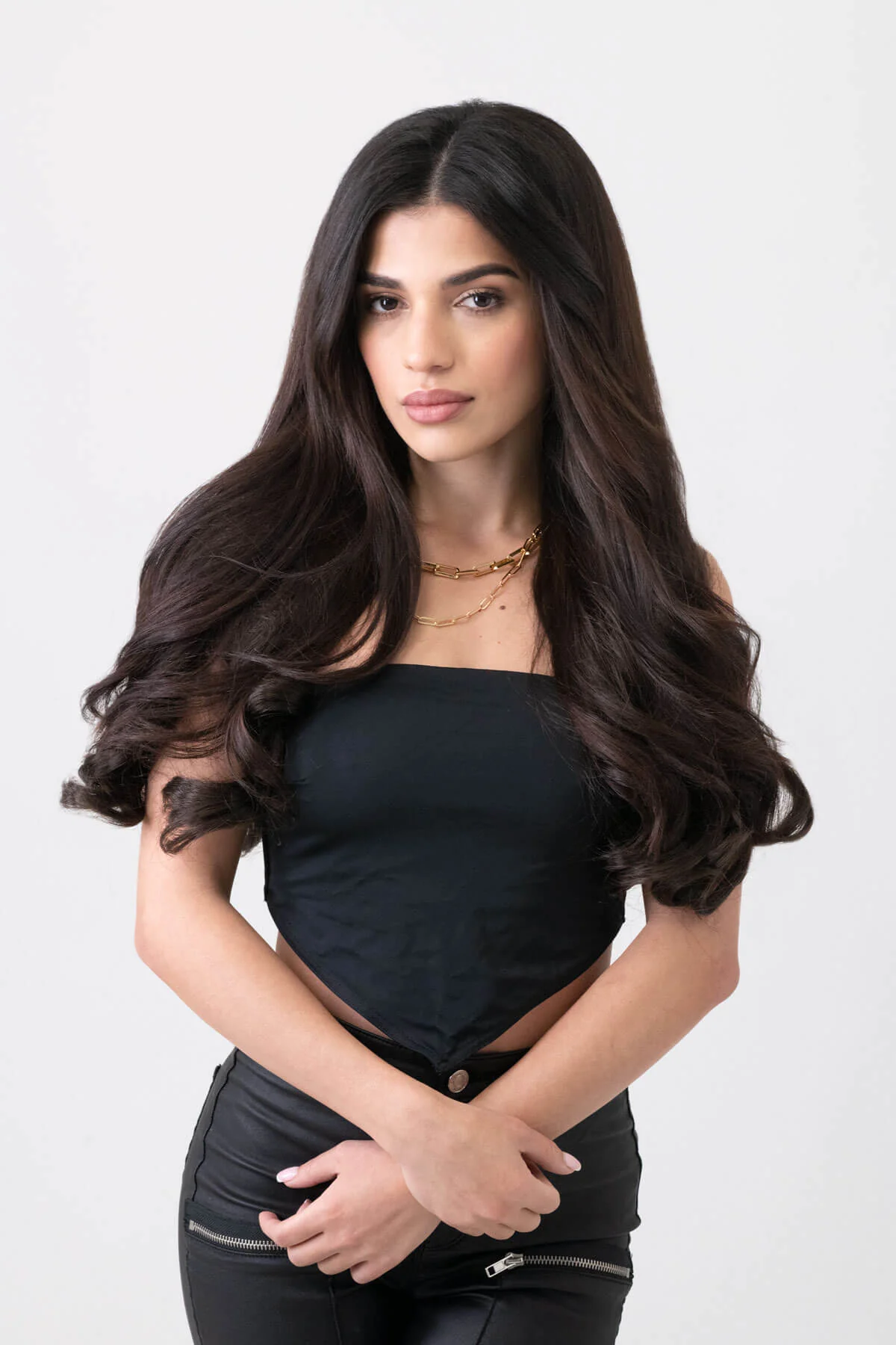 synthetic hair extension set, 5 piece, 18 inches long, 260g - Image 7