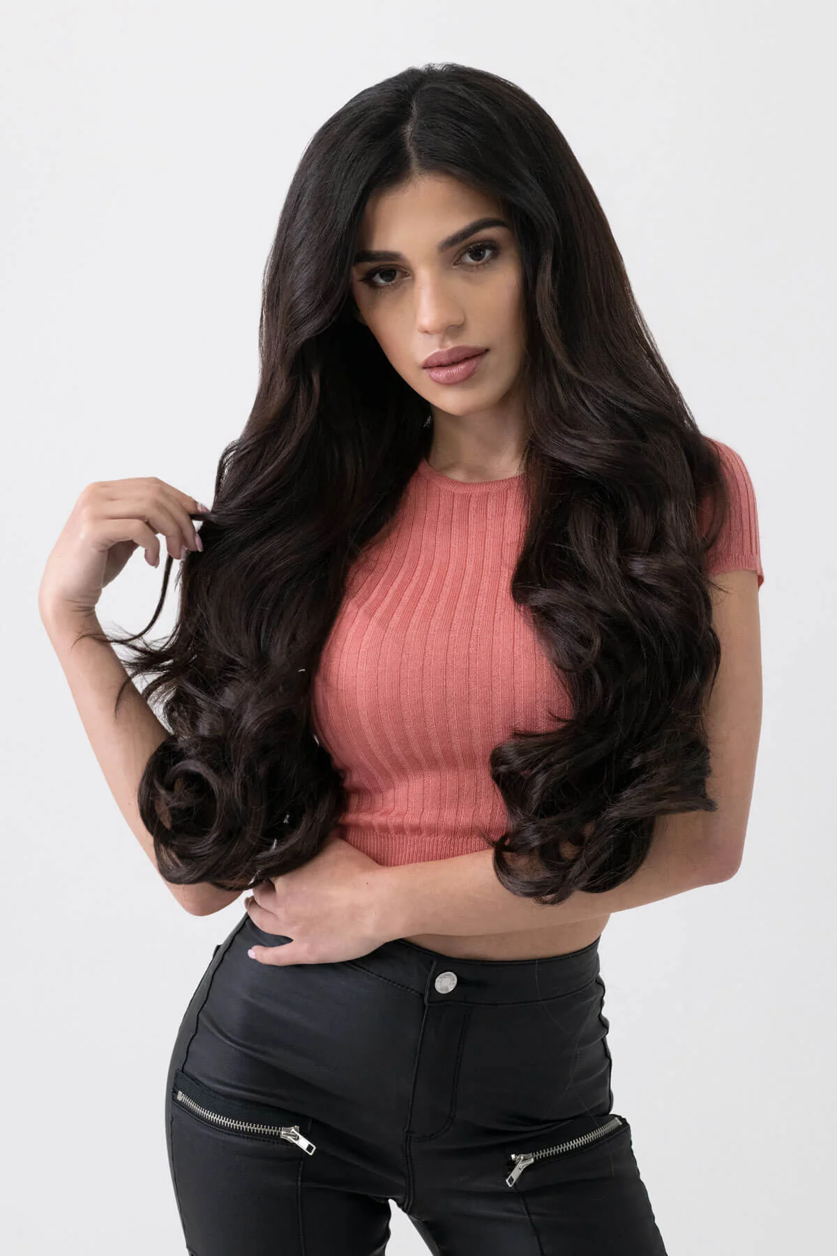 synthetic hair extension set, 5 piece, 22 inches long, 300g