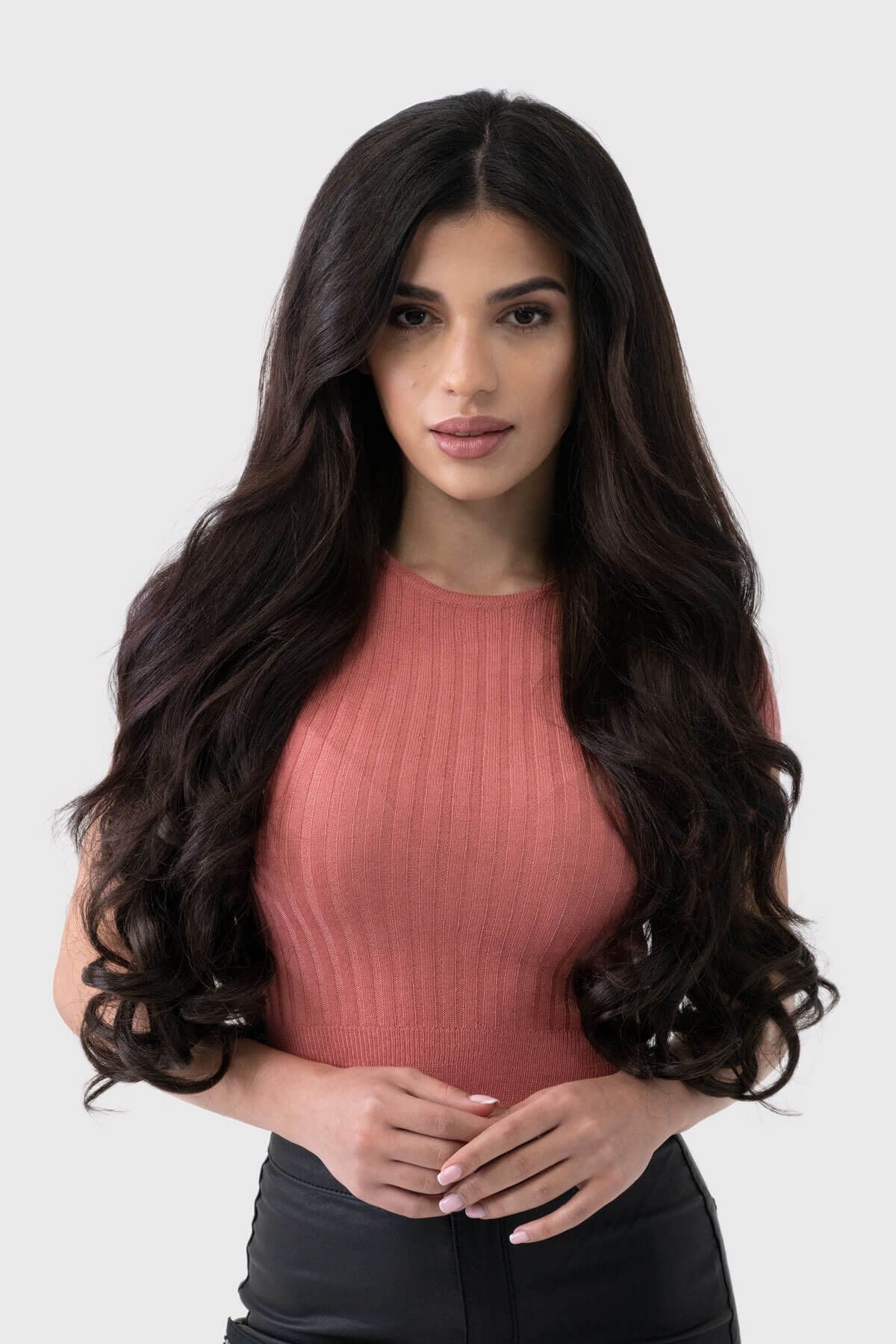synthetic hair extension set, 5 piece, 22 inches long, 300g - Image 2