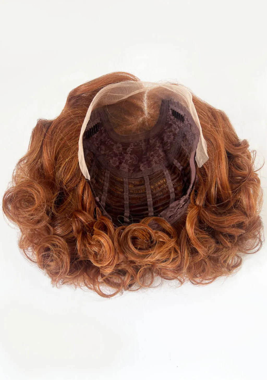 Auburn pinup wig, lace front, vintage style: Clementine - Image 4
