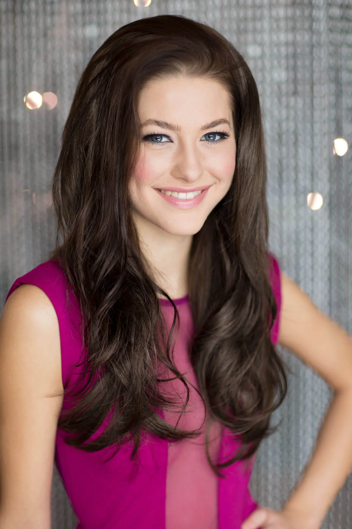 Brown half wig hairpiece (3/4 wig), gently layered: Briar - Image 7