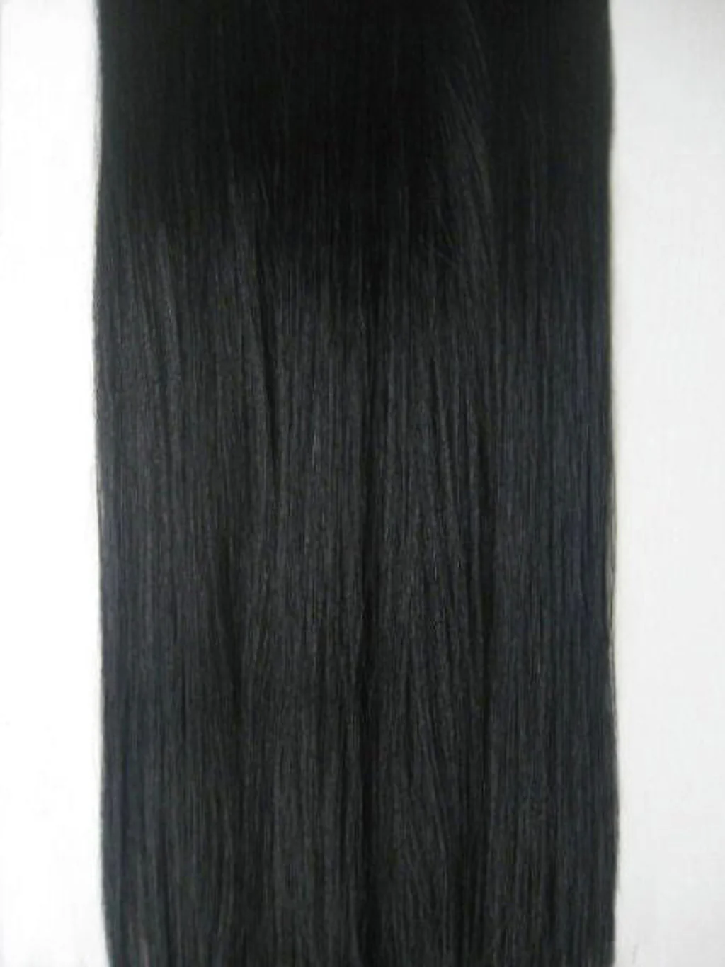 Clip-in hair extensions, straight, 6 piece, full head, 150g, 24 inches long