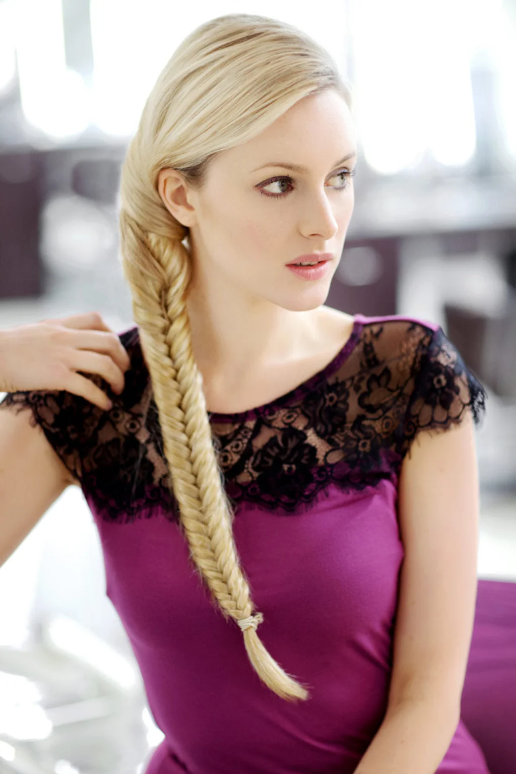 Fishtail plait (braid) hairpiece extension: Tinsley - Image 12