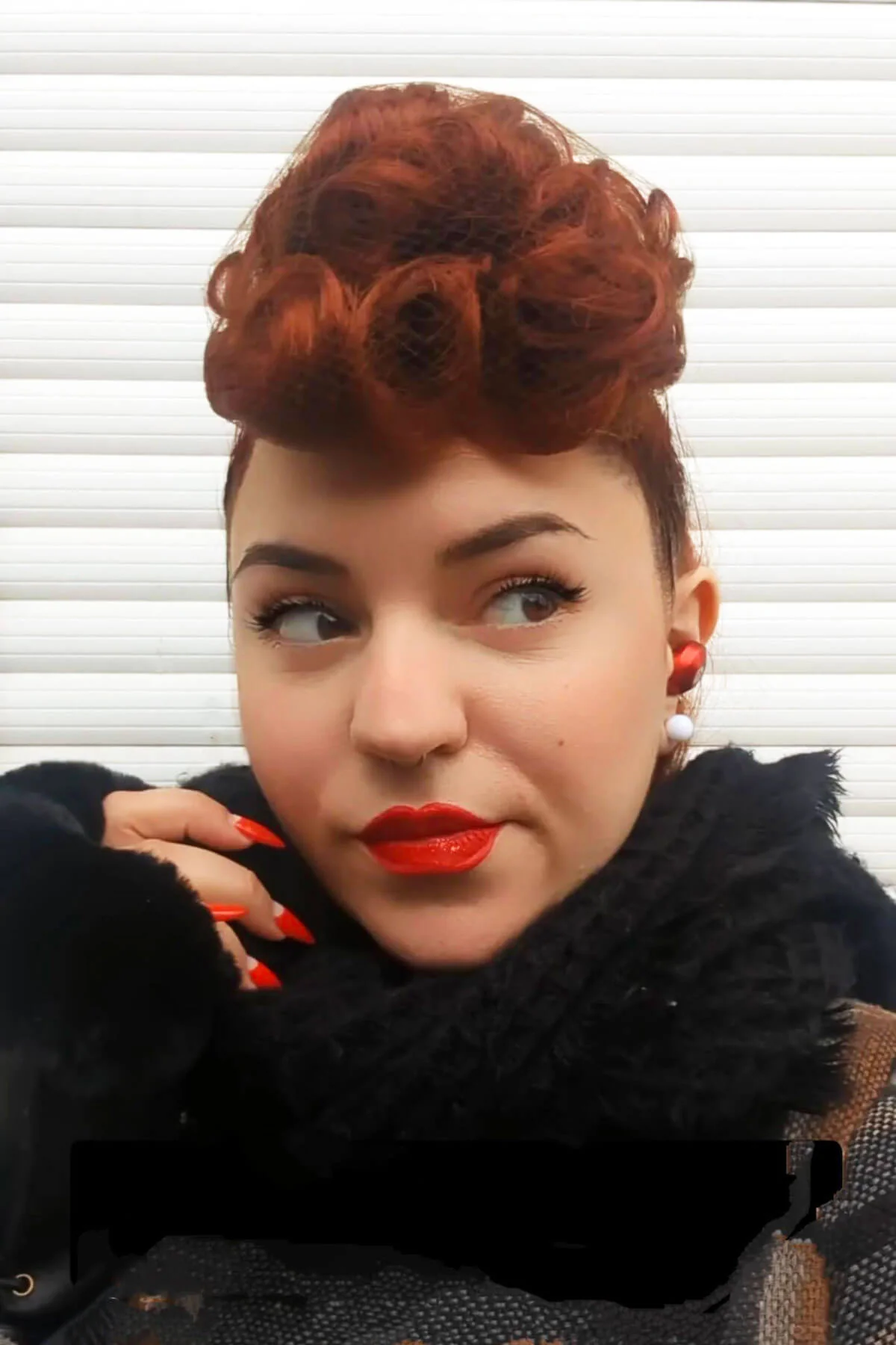 Hair poodle clip-in hairpiece bun vintage: Lucille - Image 33