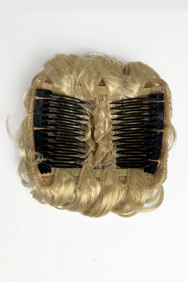 Hair poodle clip-in hairpiece bun vintage: Lucille - Image 51
