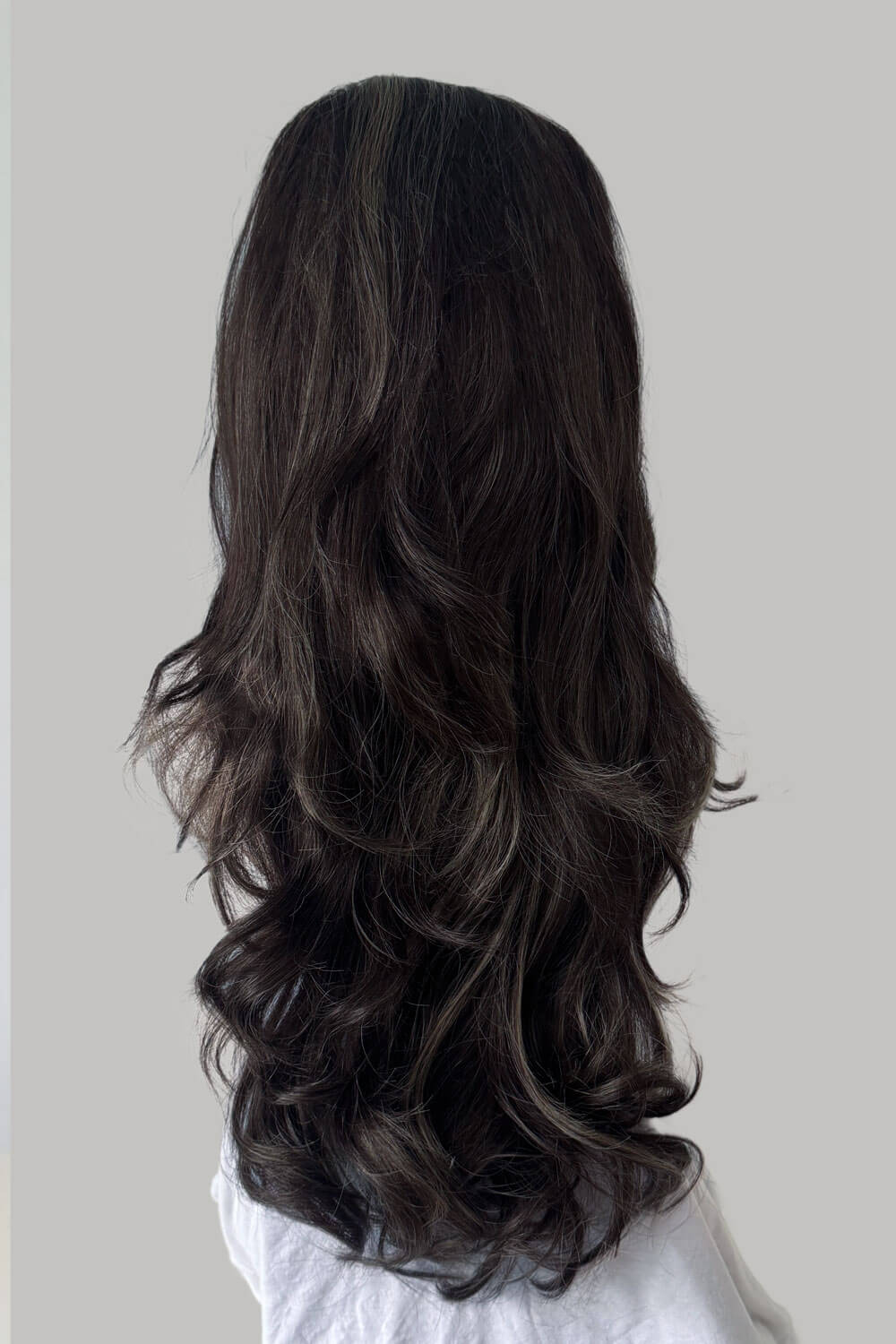 High Crown Half Wig with Volume Ring - Long Wavy 1960s Style: Bardot - Image 121