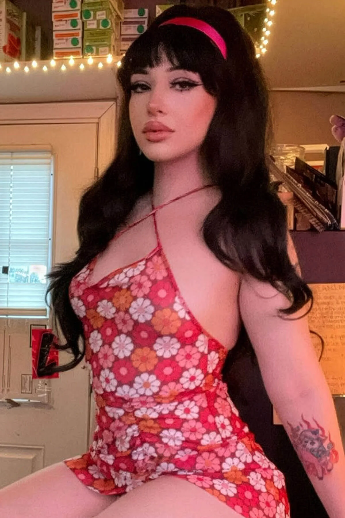 High Crown Half Wig with Volume Ring - Long Wavy 1960s Style: Bardot - Image 18
