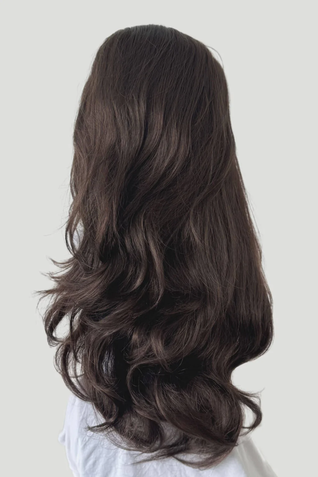 High Crown Half Wig with Volume Ring - Long Wavy 1960s Style: Bardot - Image 42