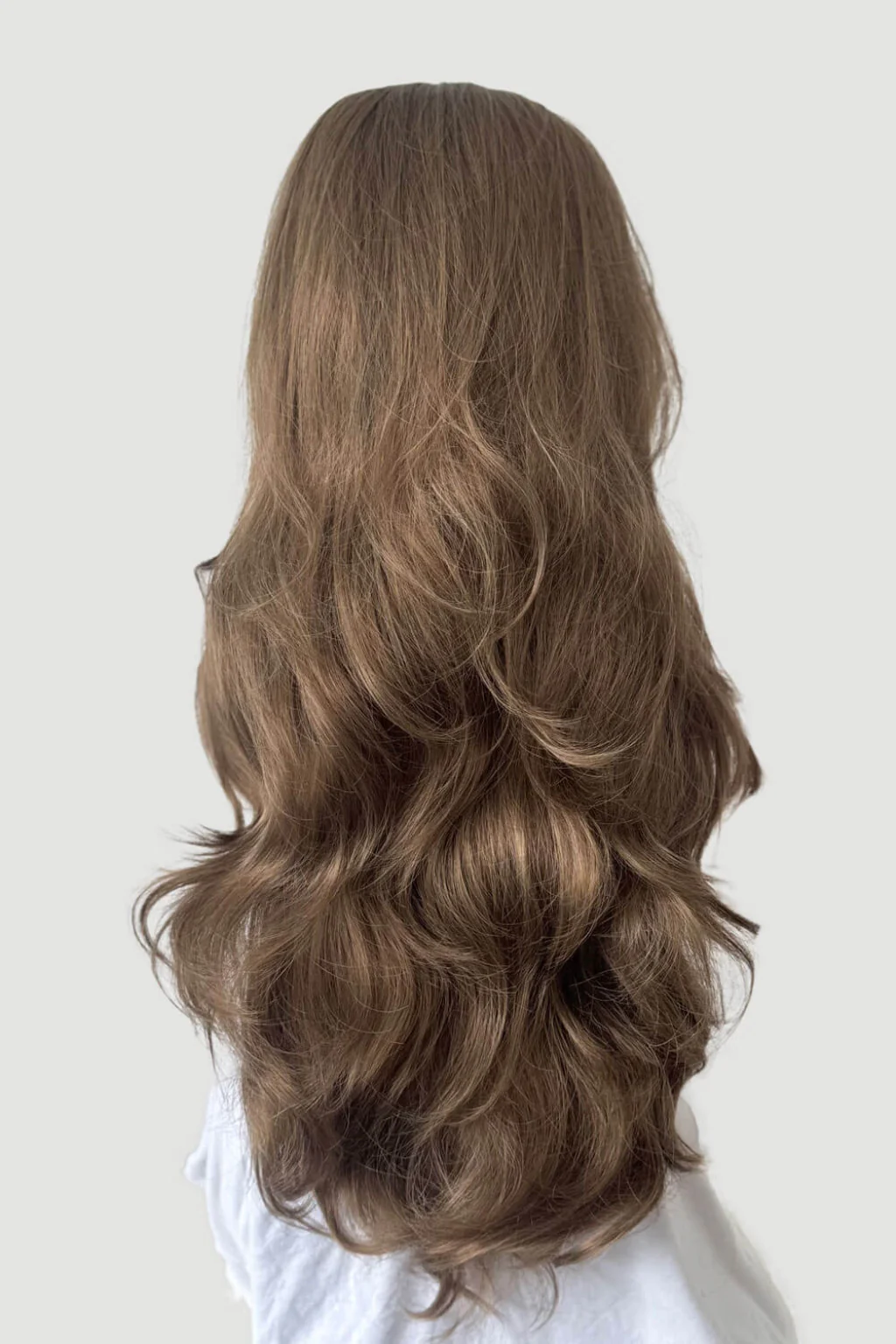 High Crown Half Wig with Volume Ring - Long Wavy 1960s Style: Bardot - Image 58