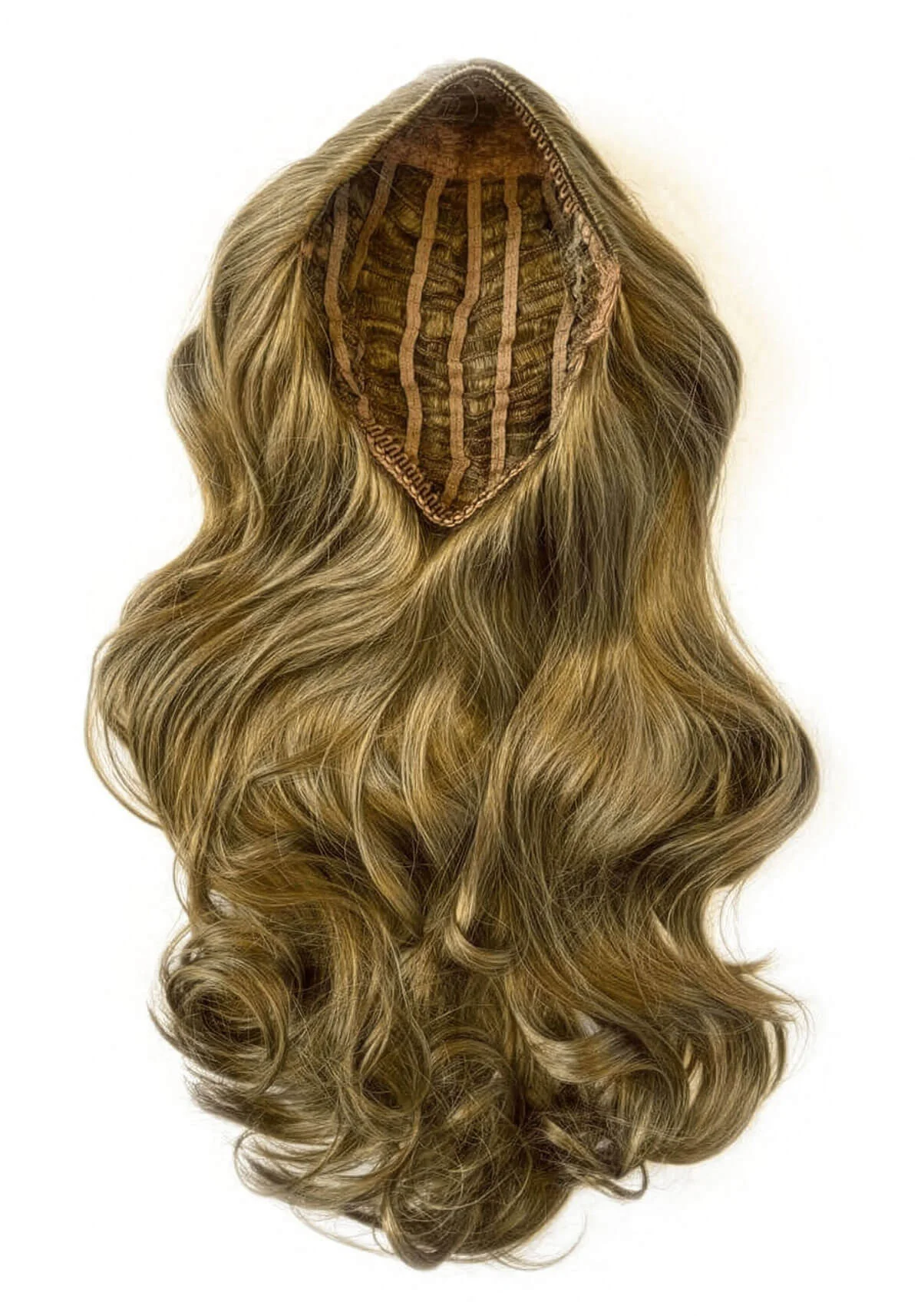 High Crown Half Wig with Volume Ring - Long Wavy 1960s Style: Bardot - Image 59