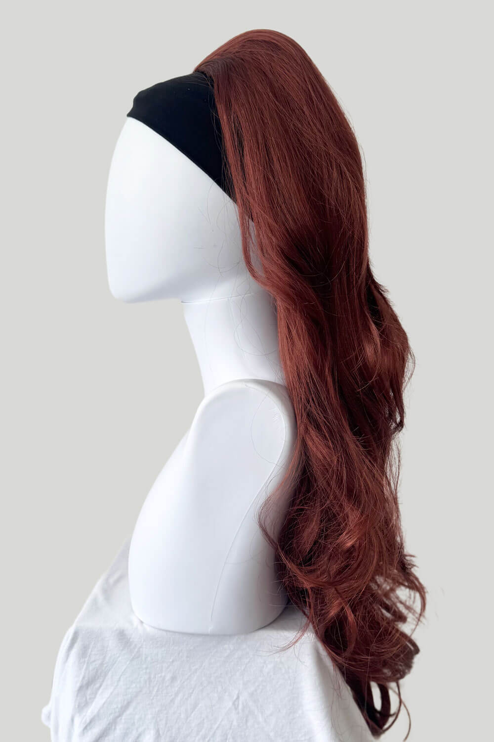 High Crown Half Wig with Volume Ring - Long Wavy 1960s Style: Bardot - Image 63