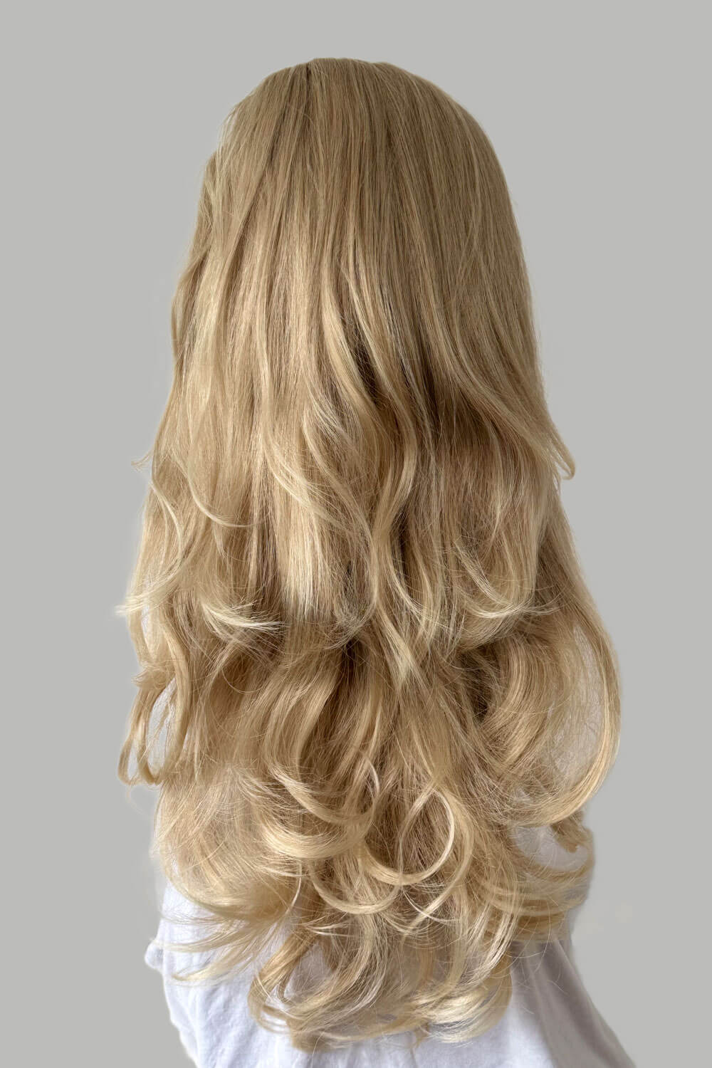 High Crown Half Wig with Volume Ring - Long Wavy 1960s Style: Bardot - Image 70