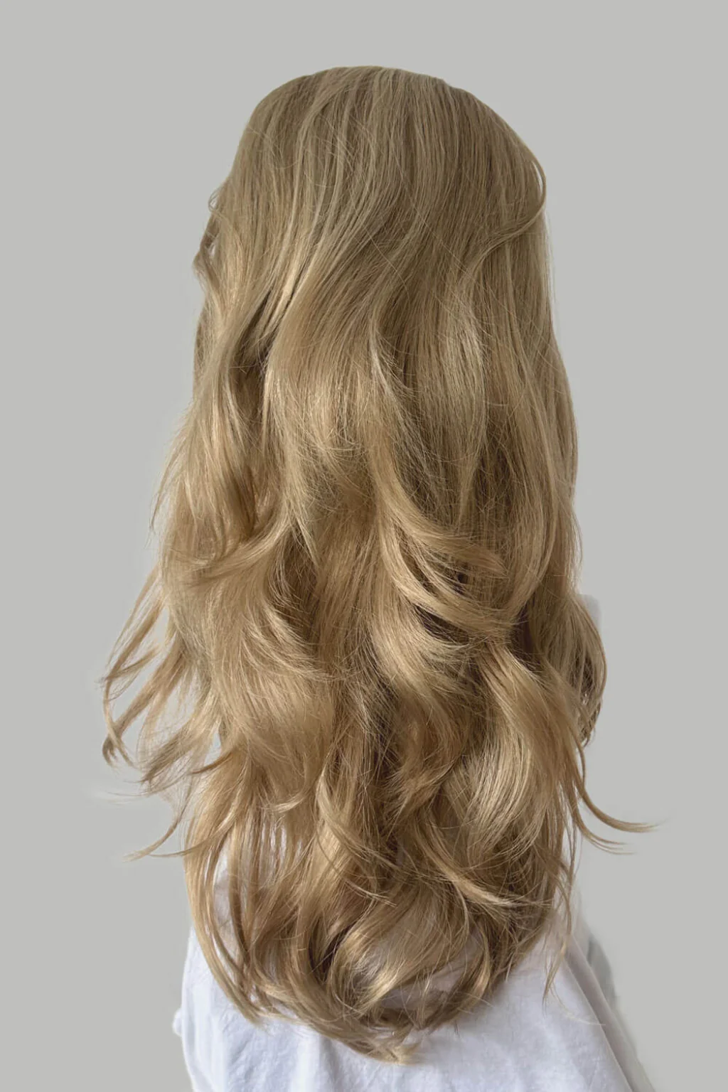 High Crown Half Wig with Volume Ring - Long Wavy 1960s Style: Bardot - Image 75