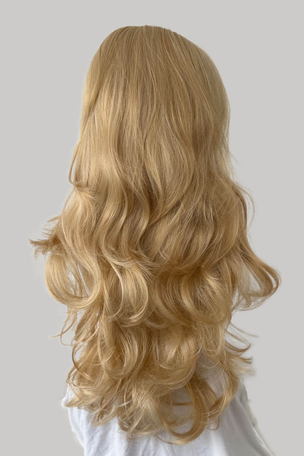 High Crown Half Wig with Volume Ring - Long Wavy 1960s Style: Bardot - Image 80