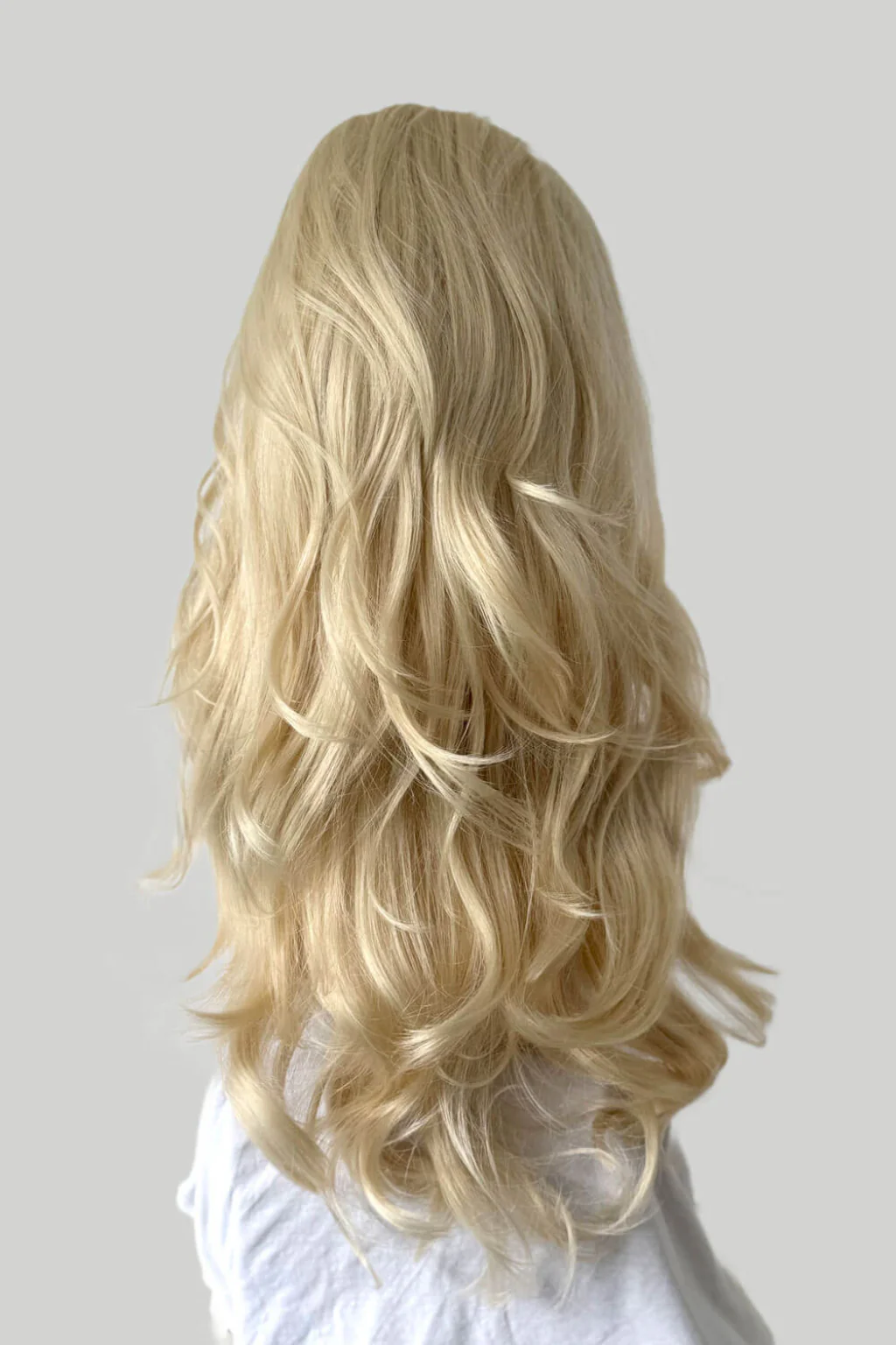 High Crown Half Wig with Volume Ring - Long Wavy 1960s Style: Bardot - Image 88