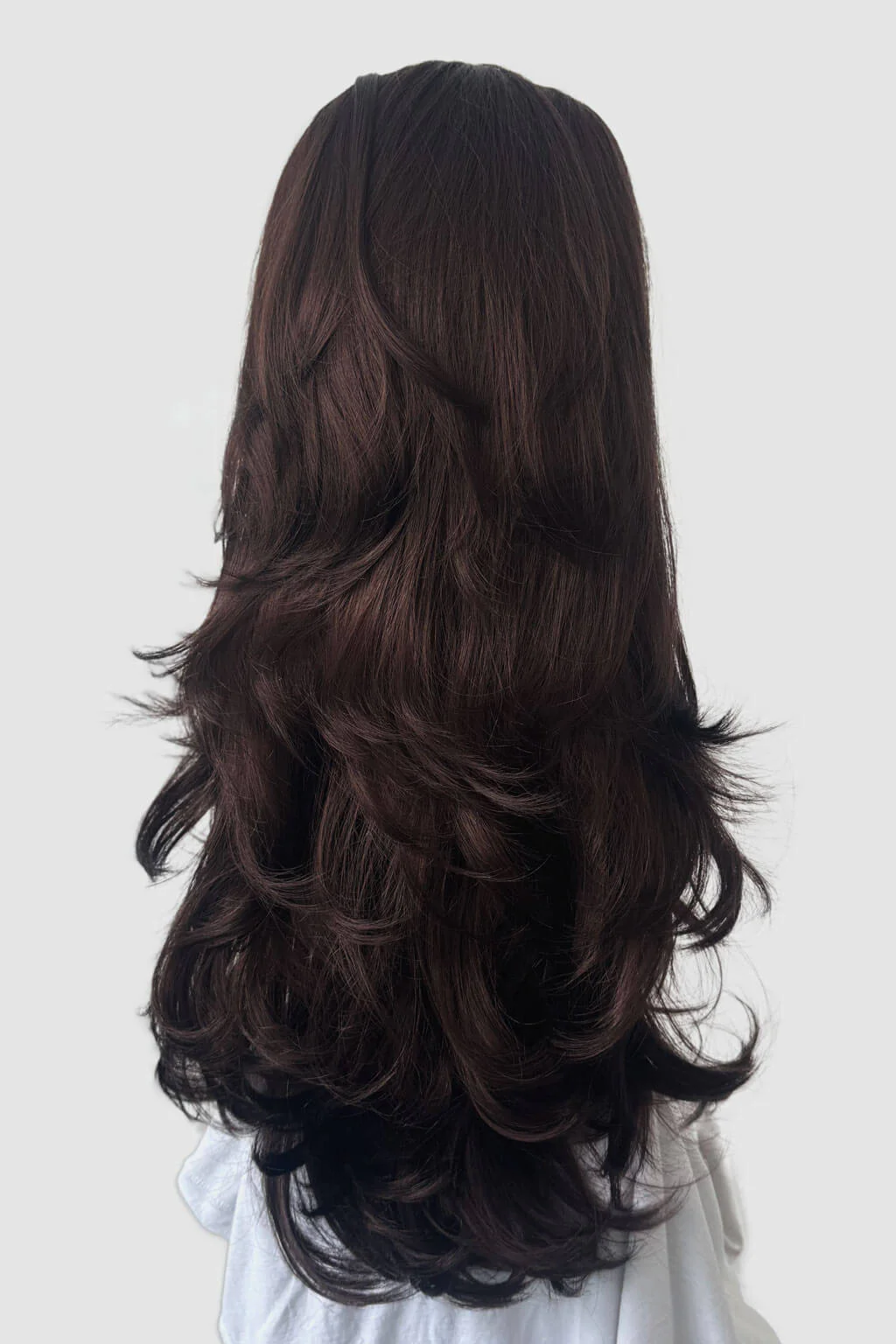 High crown long, layered half wig and volume ring: Helena - Image 107