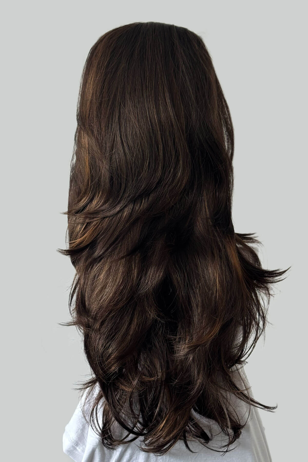 High crown long, layered half wig and volume ring: Helena - Image 39