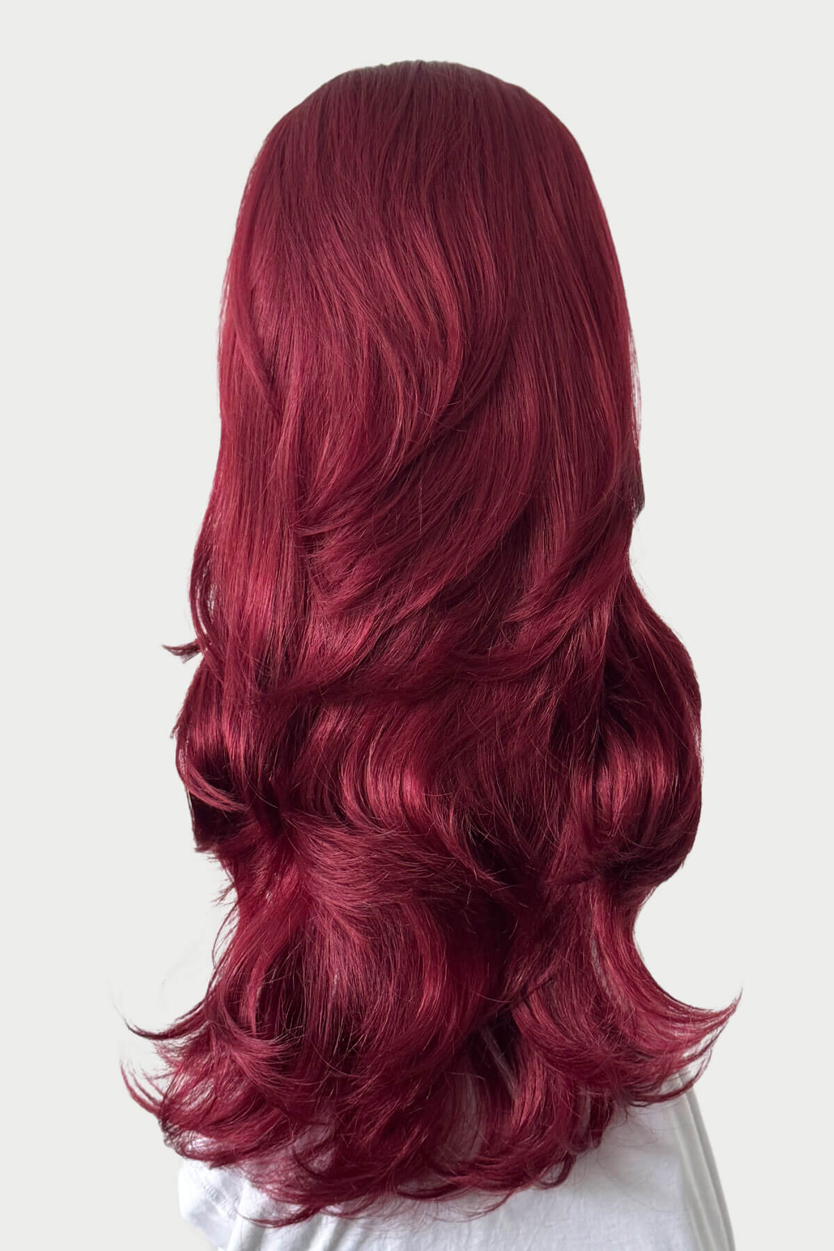High crown long, layered half wig and volume ring: Helena - Image 43