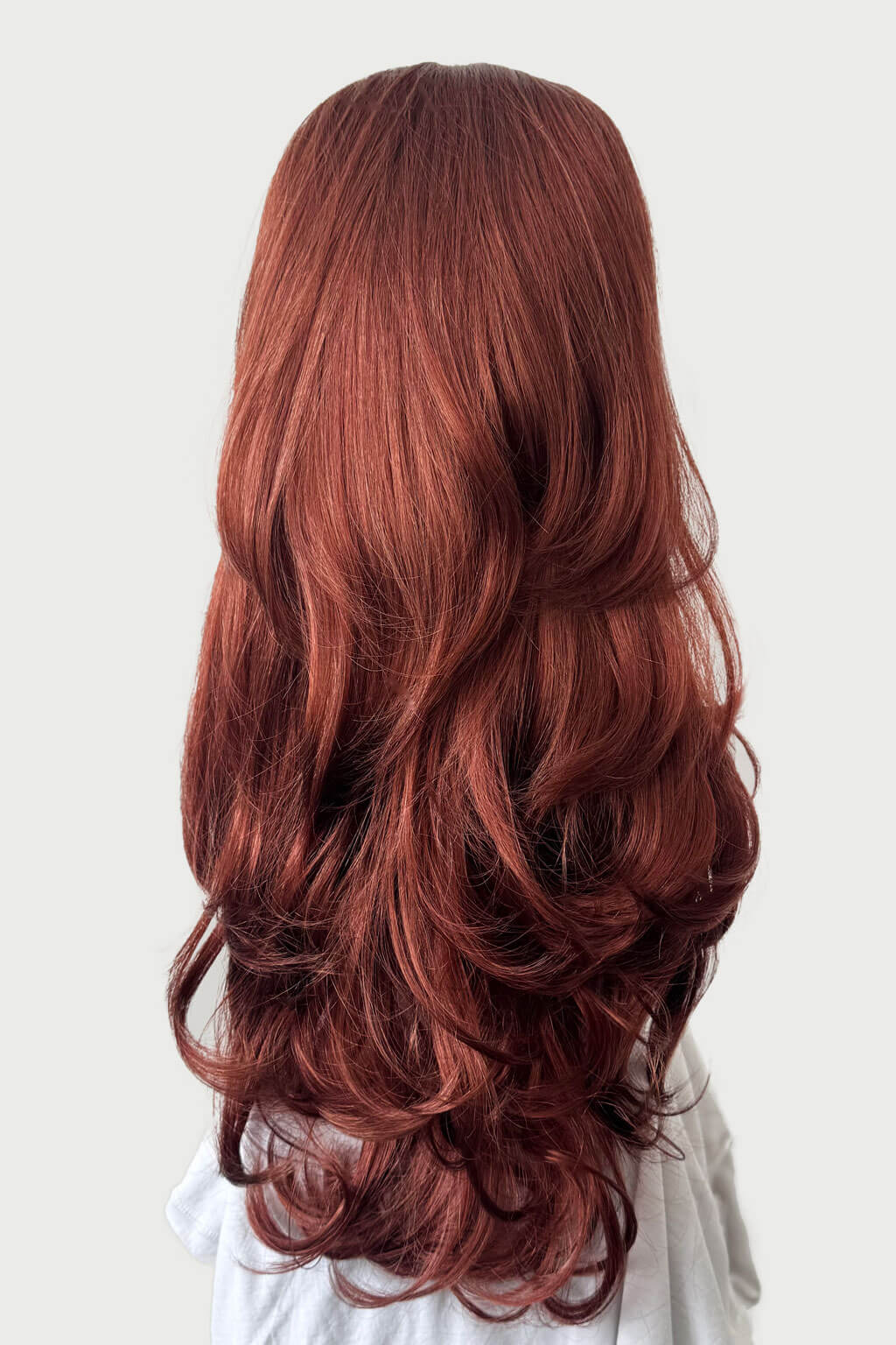 High crown long, layered half wig and volume ring: Helena - Image 47