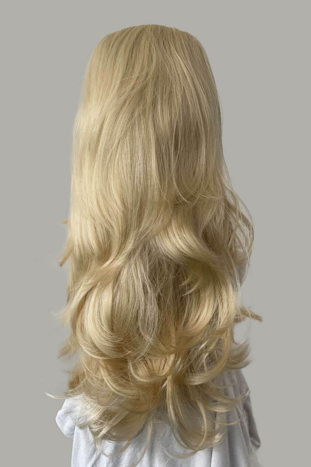 High crown long, layered half wig and volume ring: Helena - Image 59