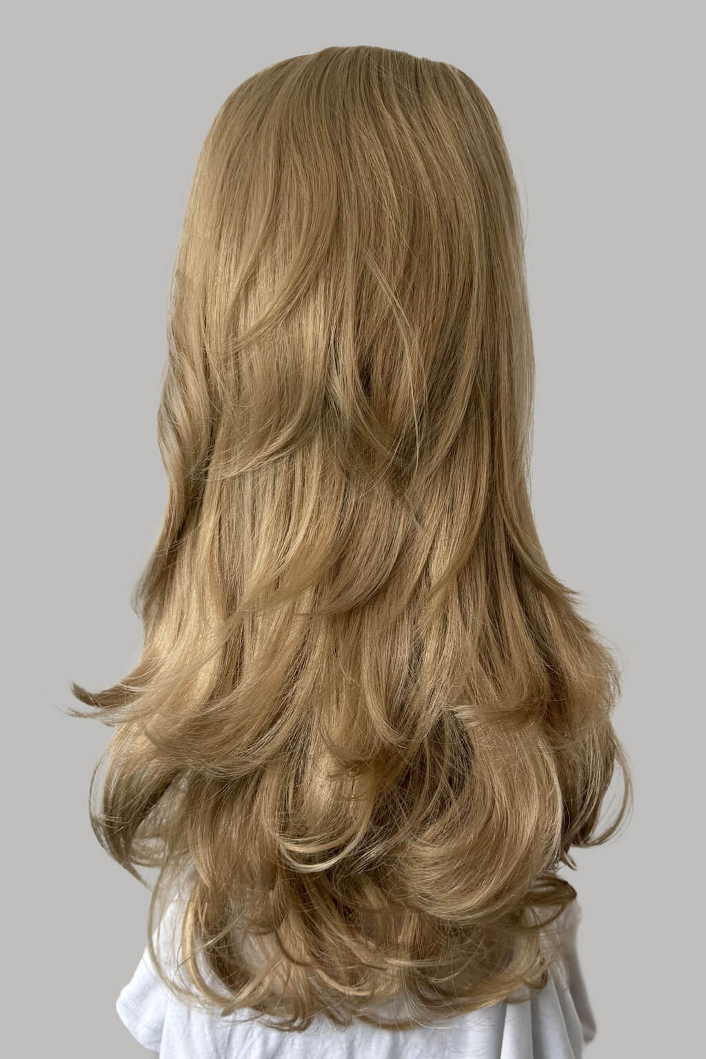 High crown long, layered half wig and volume ring: Helena - Image 63