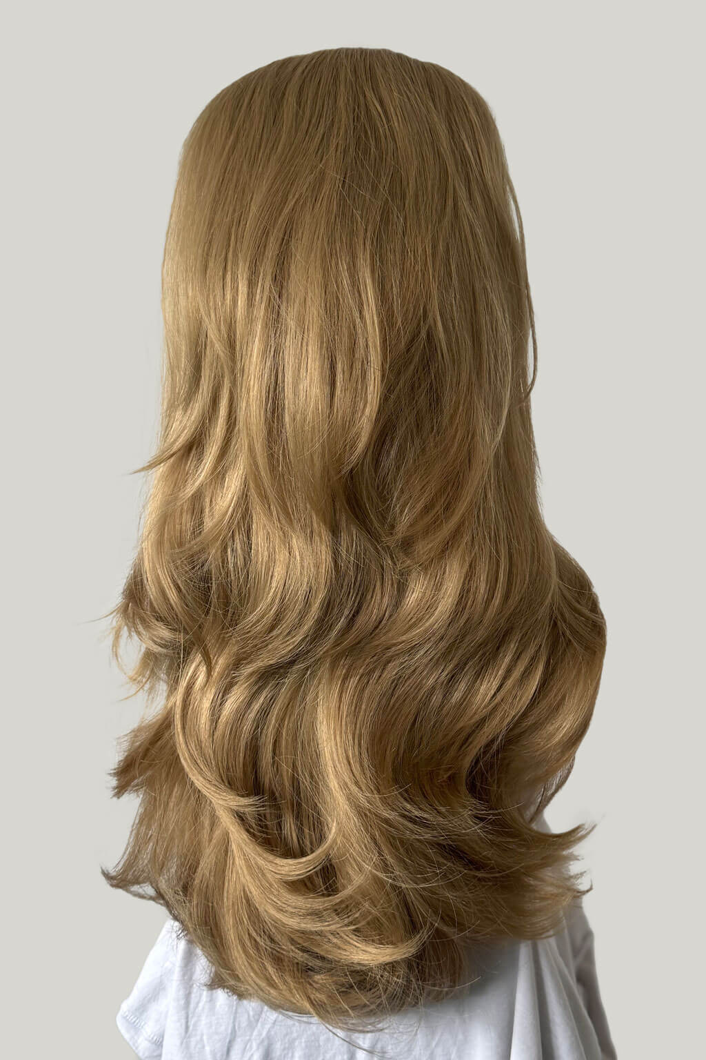 High crown long, layered half wig and volume ring: Helena - Image 67