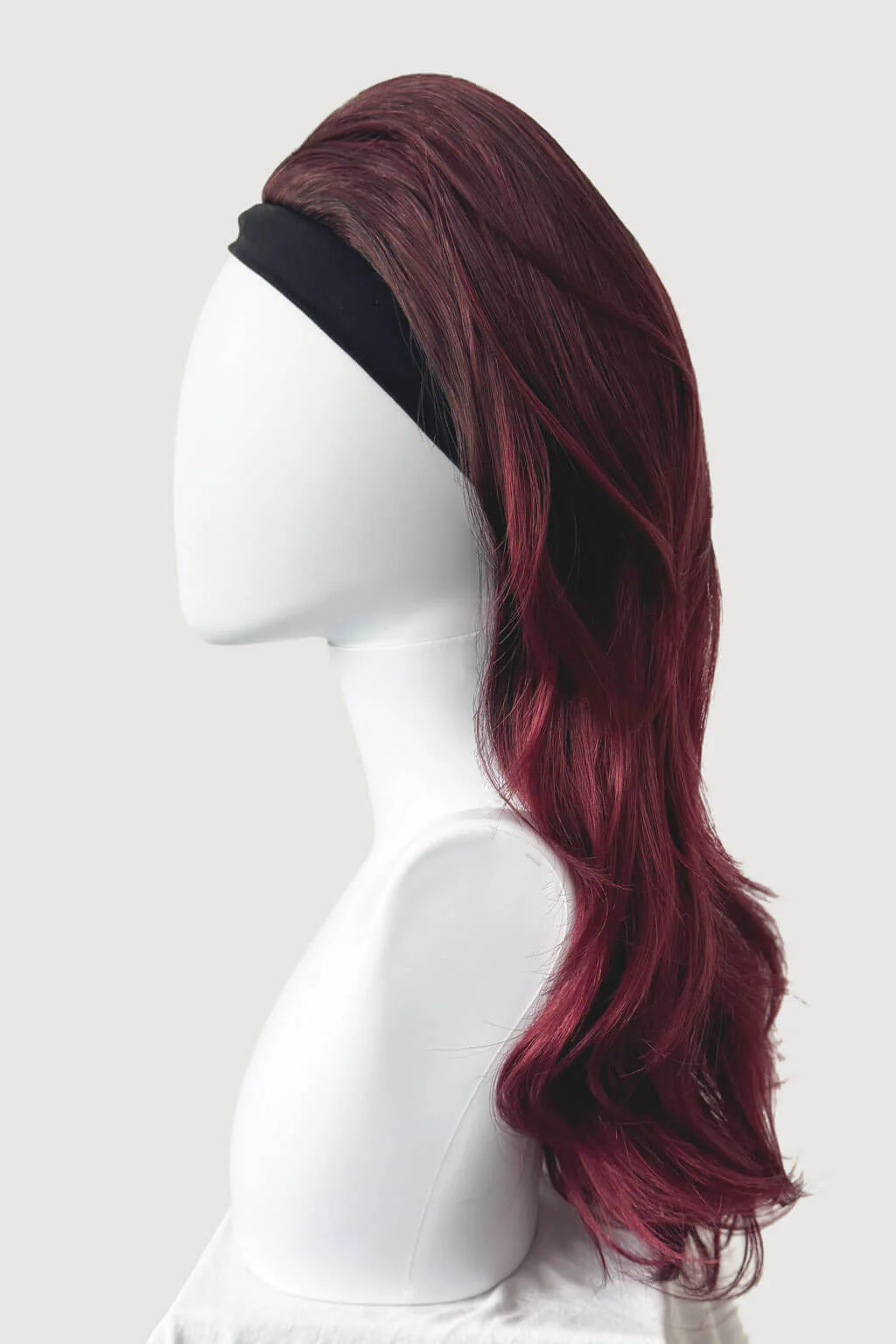 High crown long, layered half wig and volume ring: Helena - Image 86