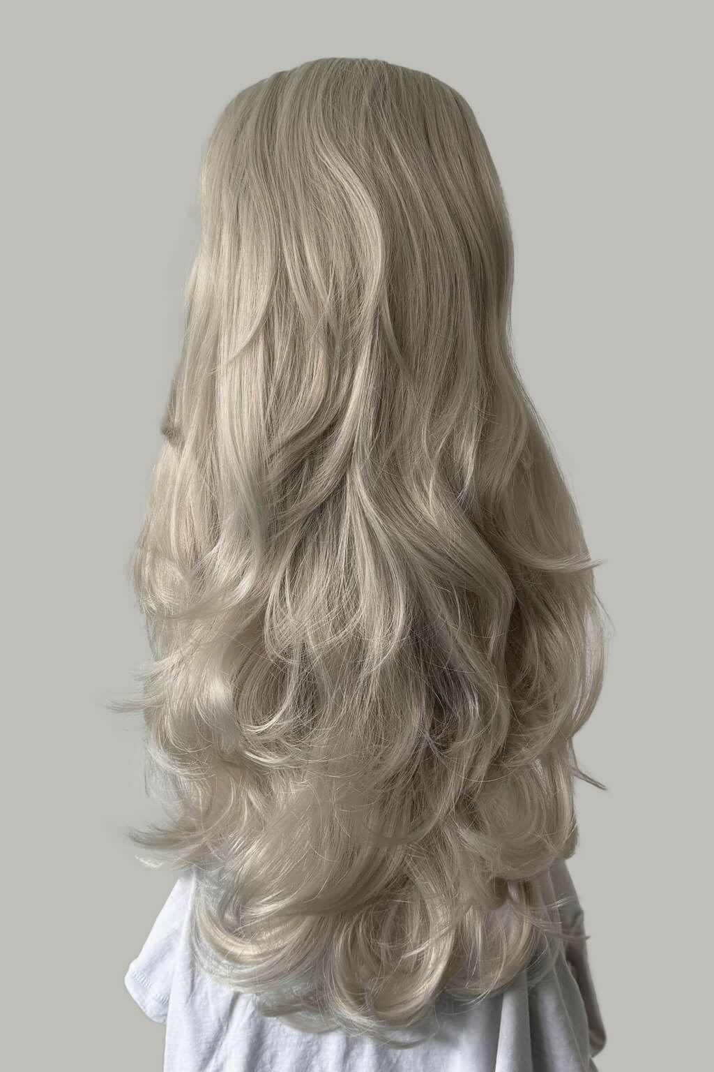 High crown long, layered half wig and volume ring: Helena - Image 91